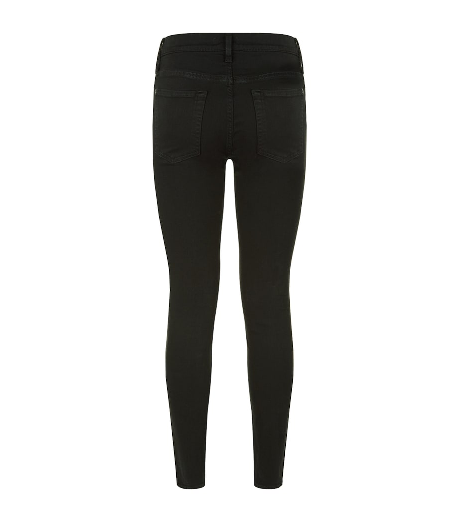 Slim Illusion High Waist Super Skinny Jeans RINSED BLACK Image 3