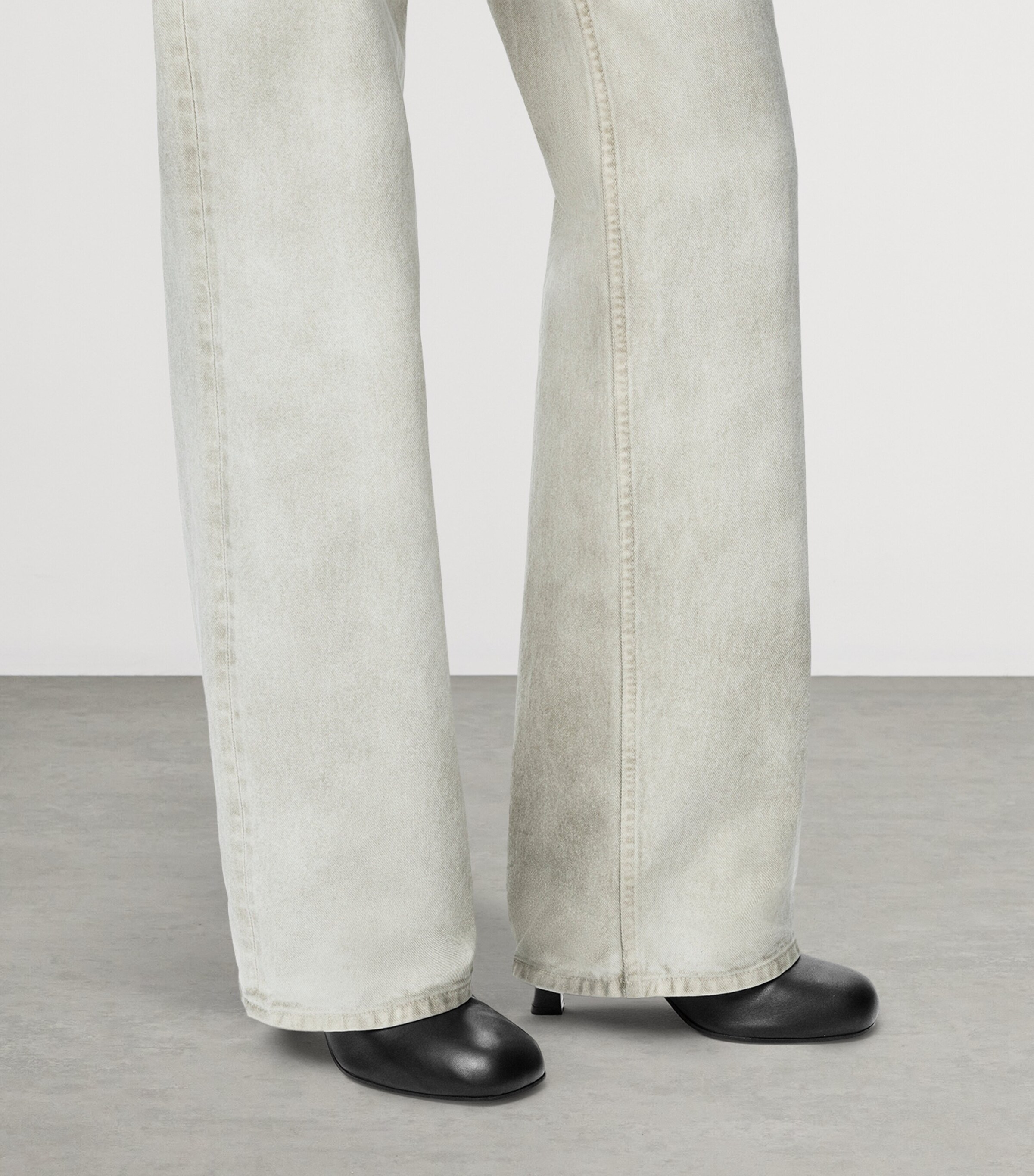 Leather Bobine Ankle Boots 75 BLACK Image 2