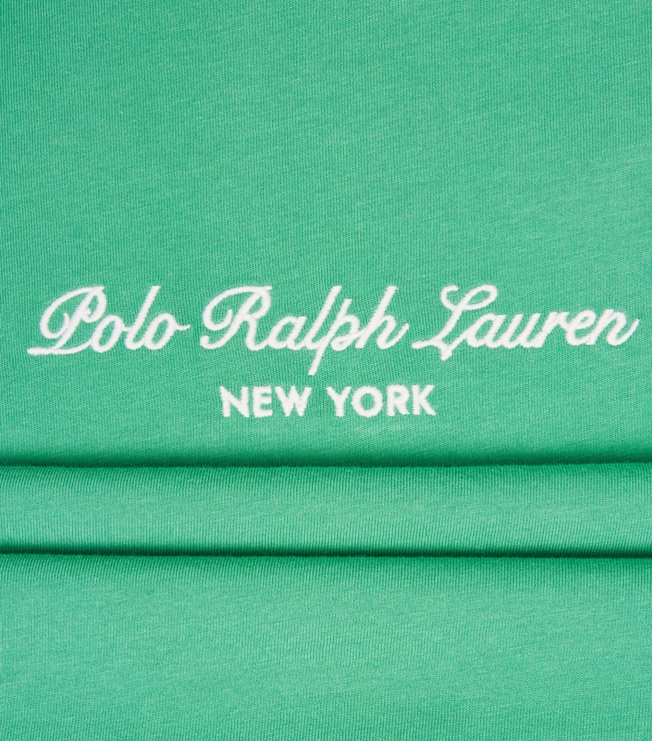 Polo Ralph Lauren Mens Cotton Embroidered Logo T-Shirt Raft Green Image 6
