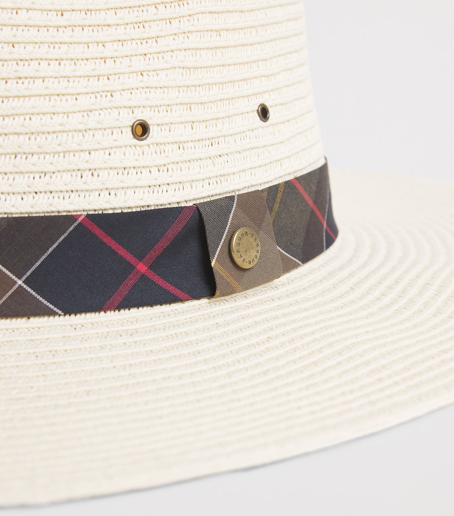 Straw Kirkstone Fedora Hat ECRUCR31 Image 3