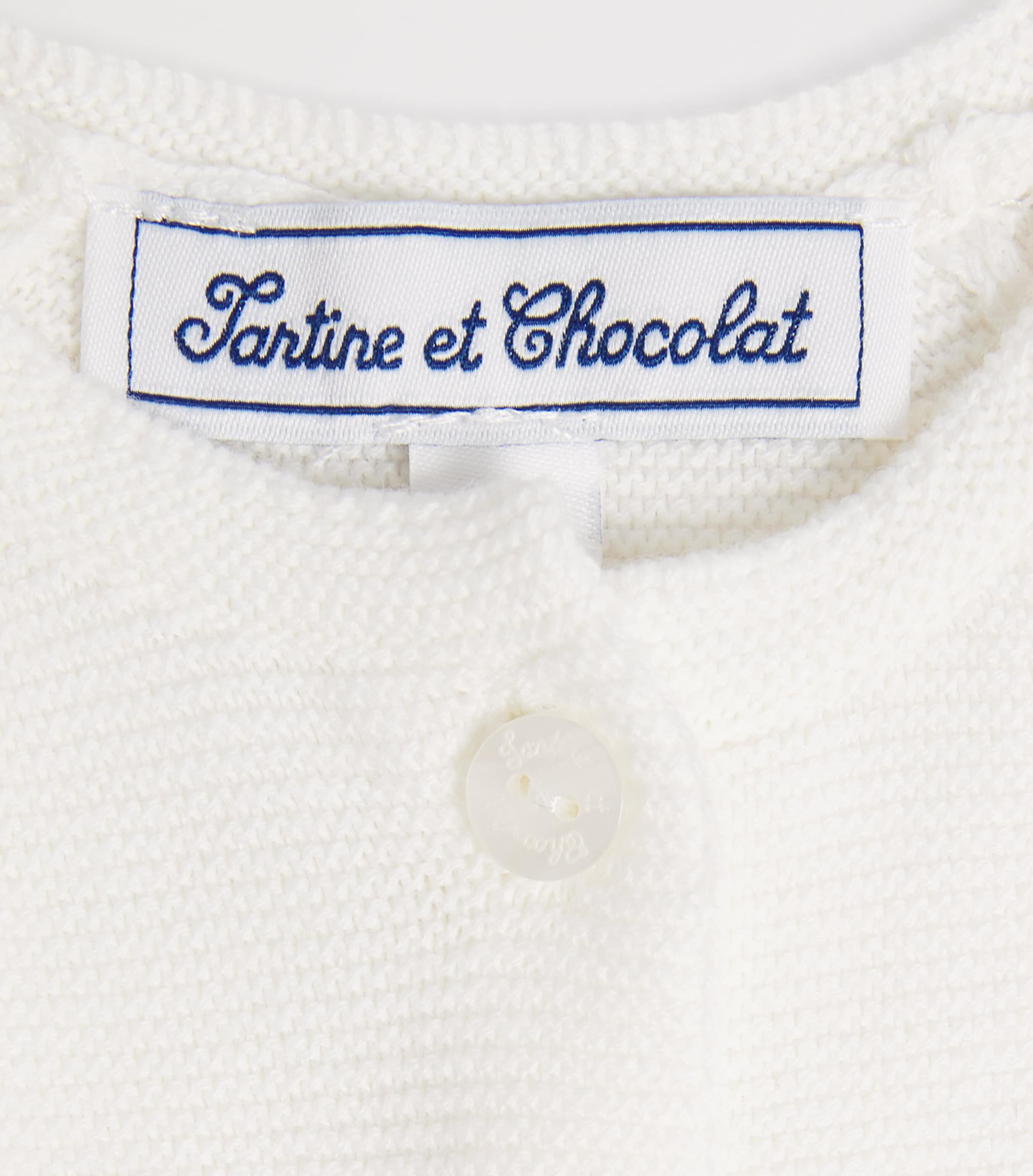 Cotton Embroidered Cardigan (3 Months – 4 Years) 13NACRE Image 3