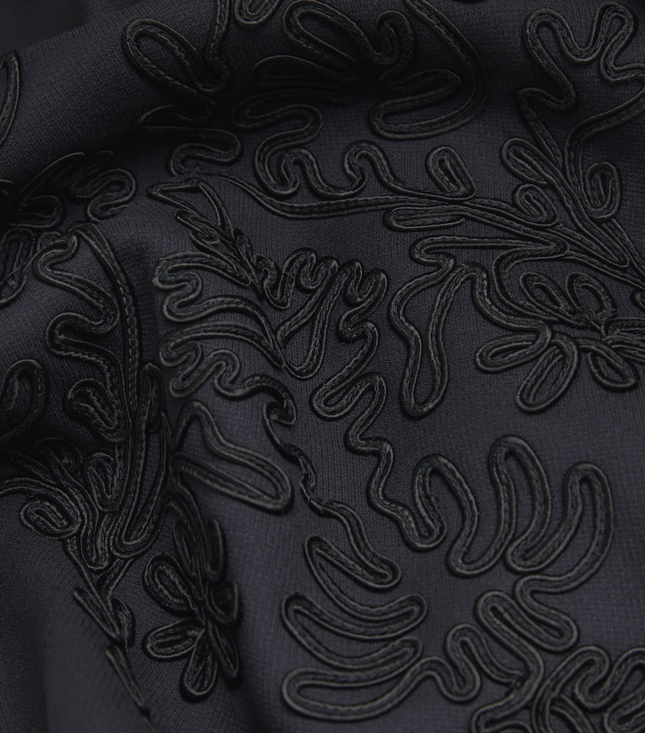 Embroidered Latrell Jacket NAVY Image 2