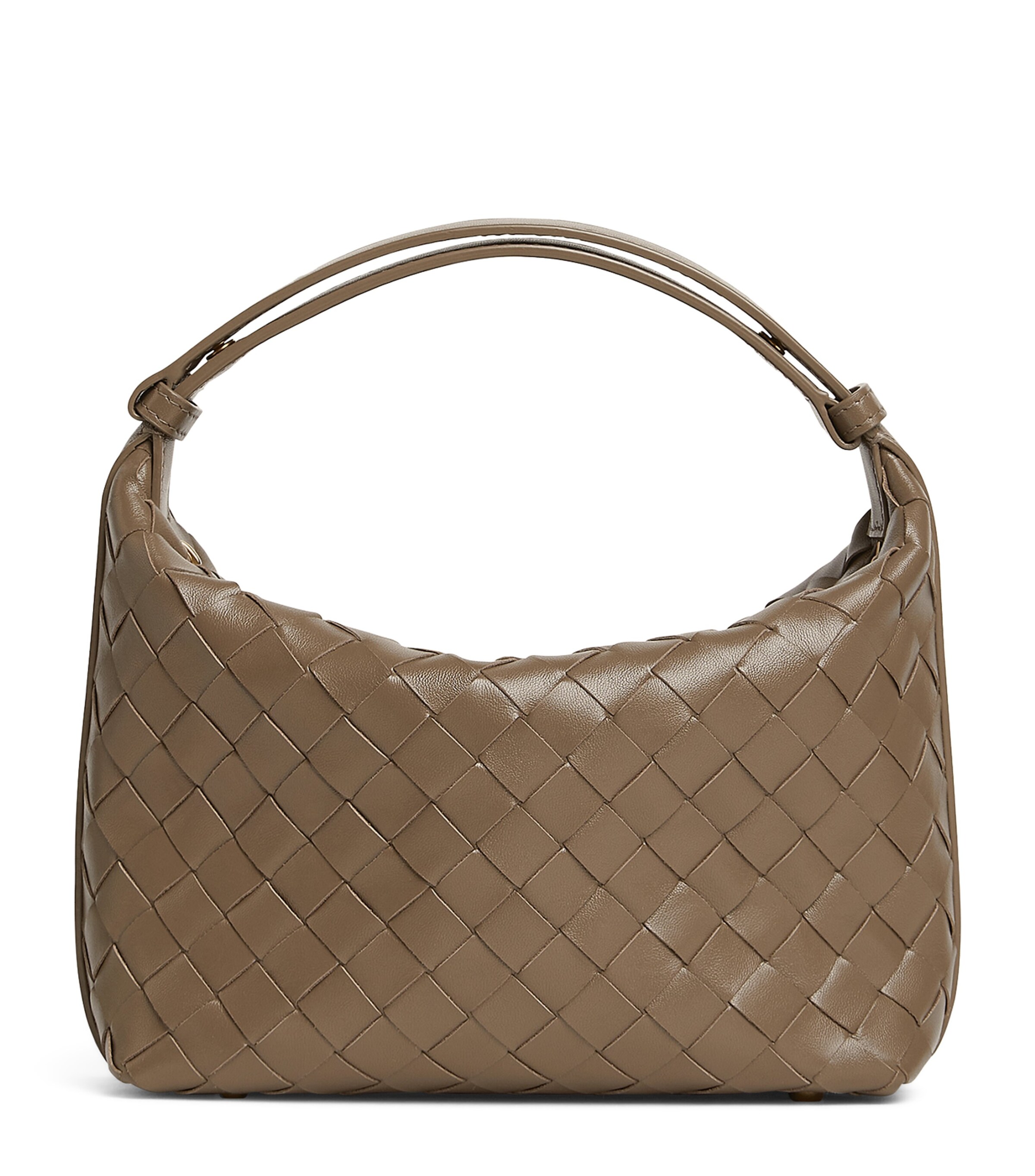Bottega Veneta Mini Leather Wallace Top-Handle Bag | Harrods US