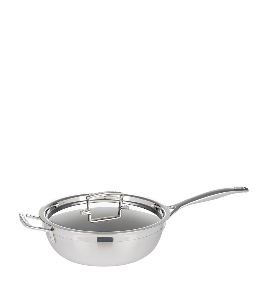 3-Ply Stainless Steel Non-Stick Chef Pan (24cm) STEEL Image 1
