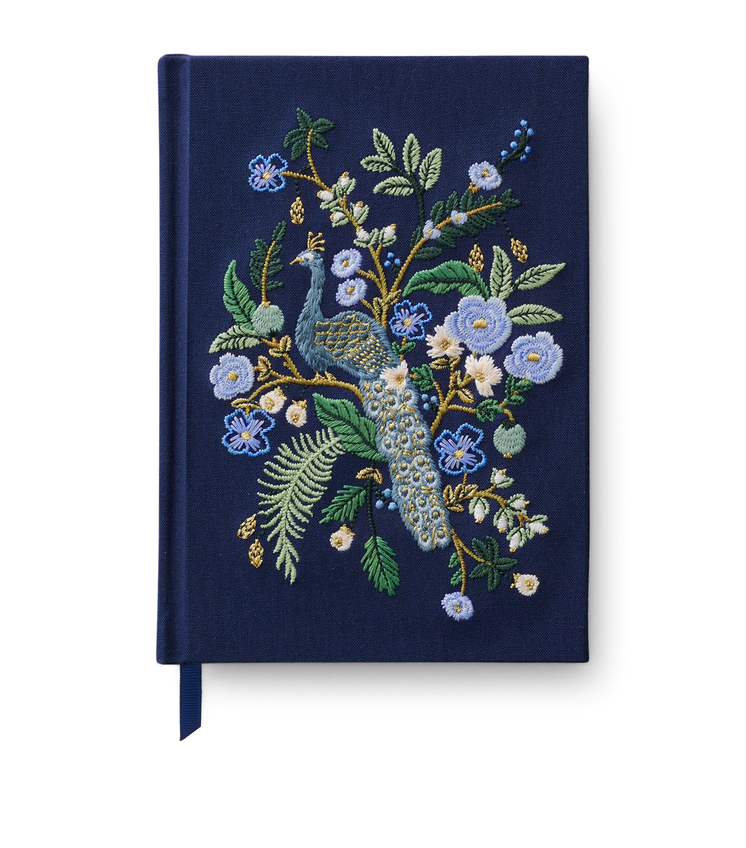 Embroidered Peacock Journal PEACOCK Image 1