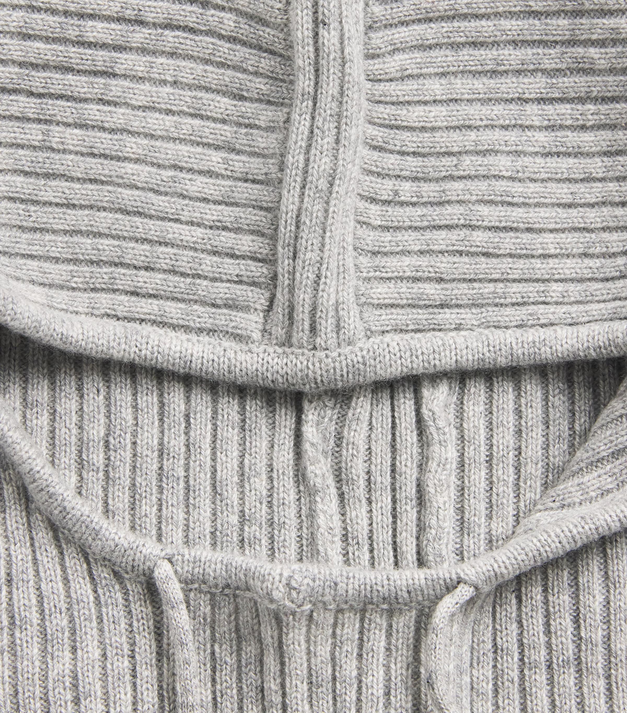 Yves Salomon Cashmere Ribbed Balaclava Image 4