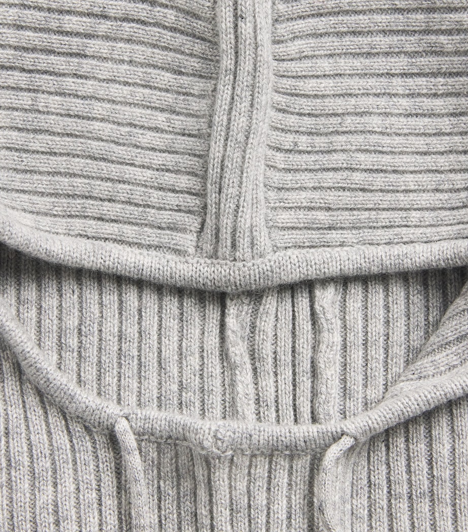 Yves Salomon Cashmere Ribbed Balaclava Image 4