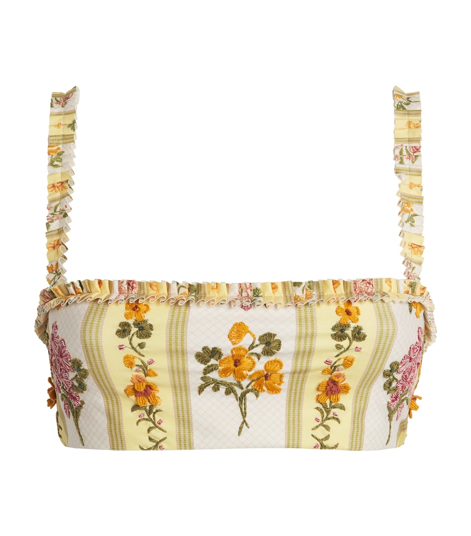 Embroidered Olmo Cordillera Bikini Top MULTICOLOR Image 1
