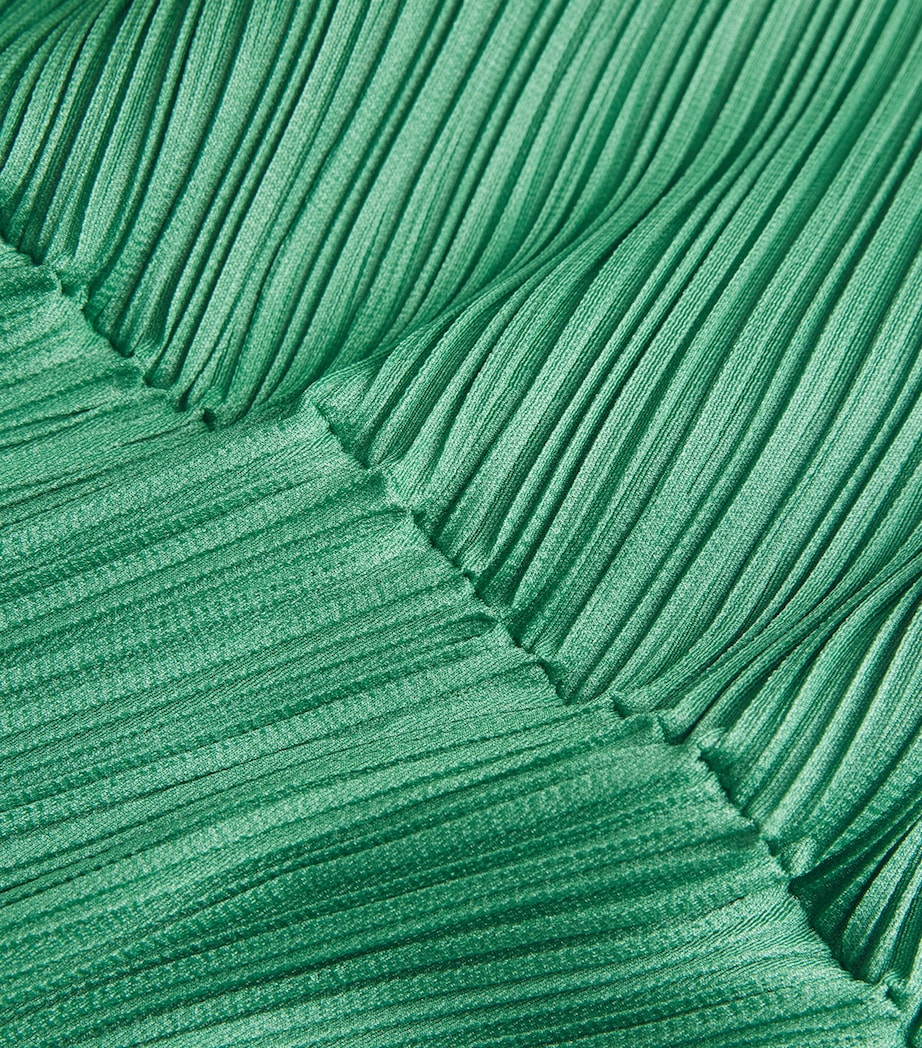 Pleats Please Issey Miyake Womens Thicker Bottoms 2 Trousers Grass Green Image 6