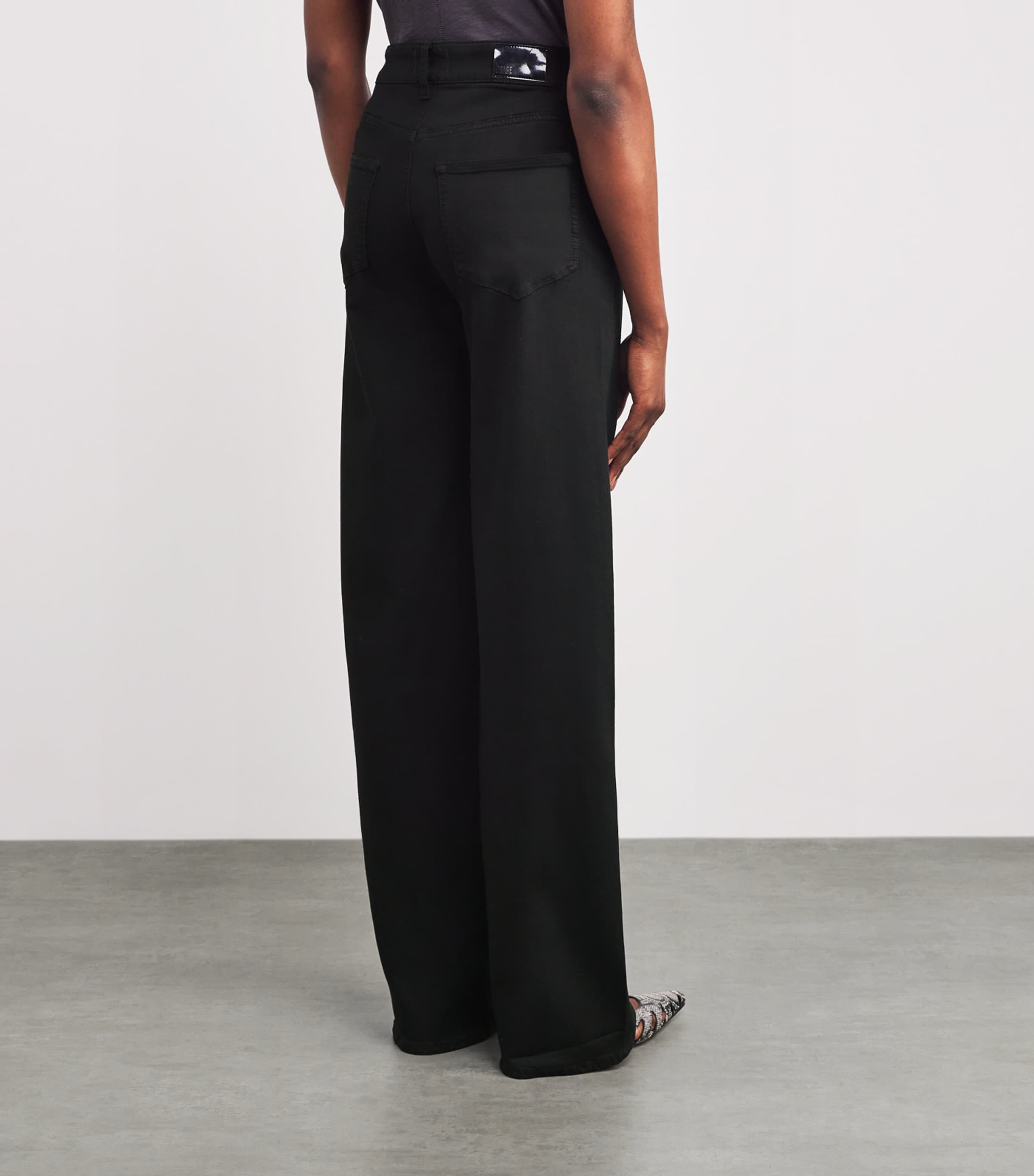 Sasha Wide-Leg Jeans BLACK SHADOW Image 4