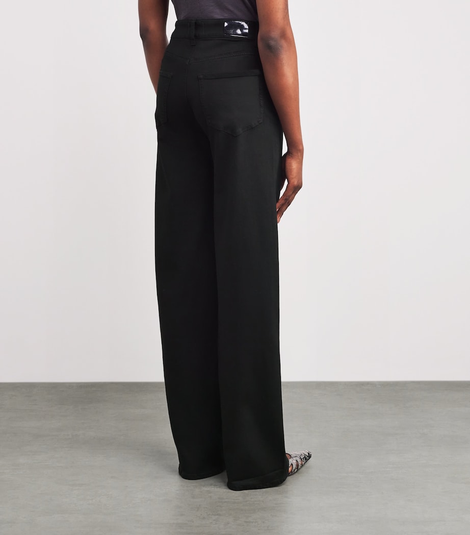 Sasha Wide-Leg Jeans BLACK SHADOW Image 4