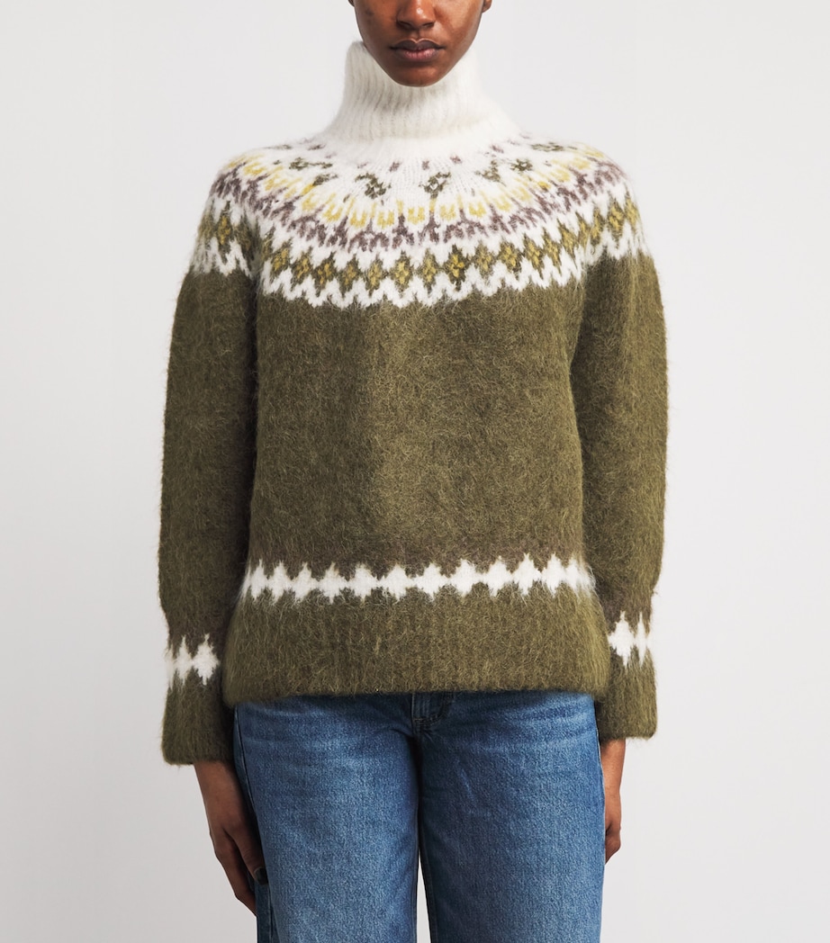 Alpaca-Blend Jacquard Beth Sweater ARMMT Image 3