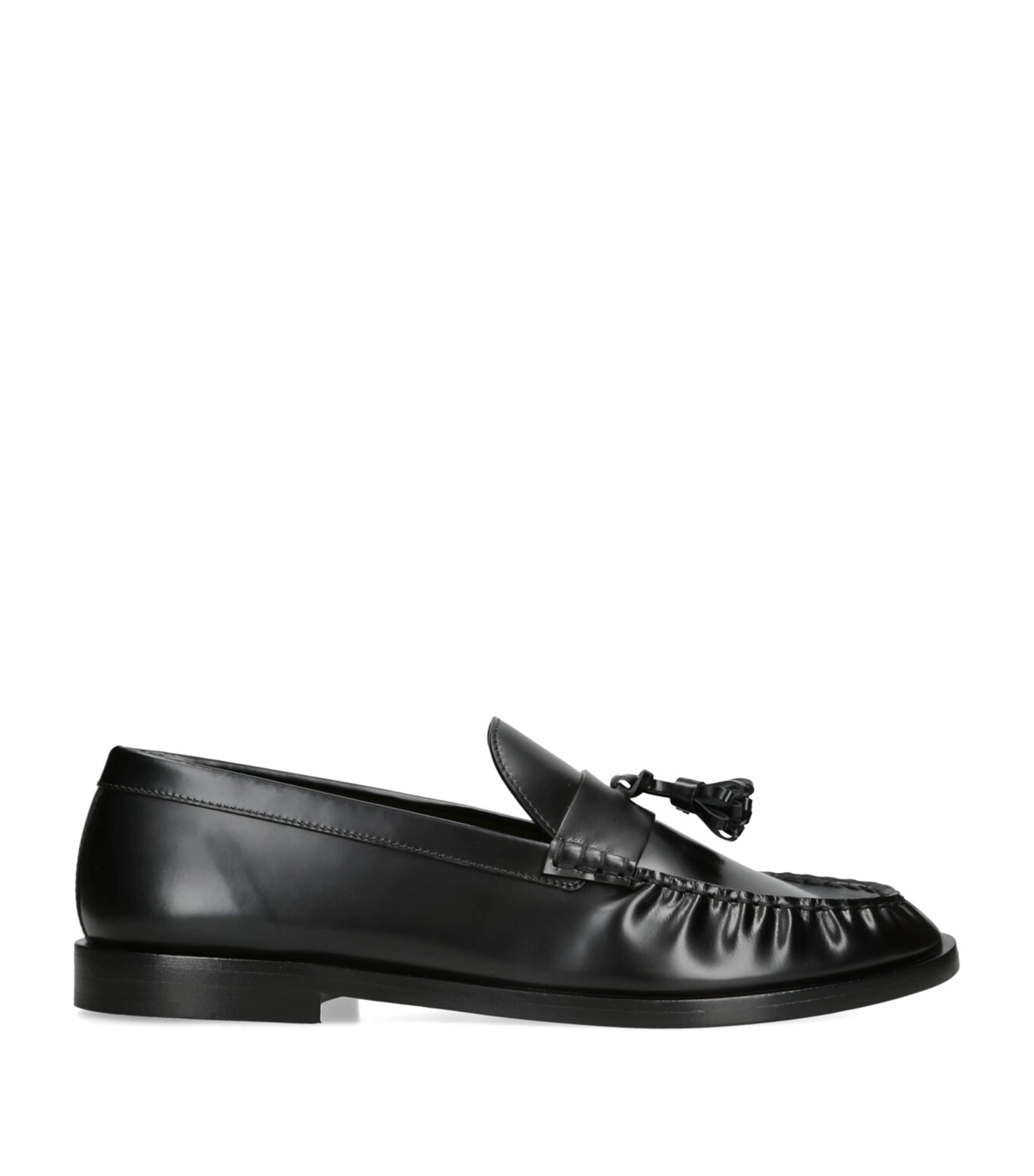 Shop The Row Leather Loafers In Black