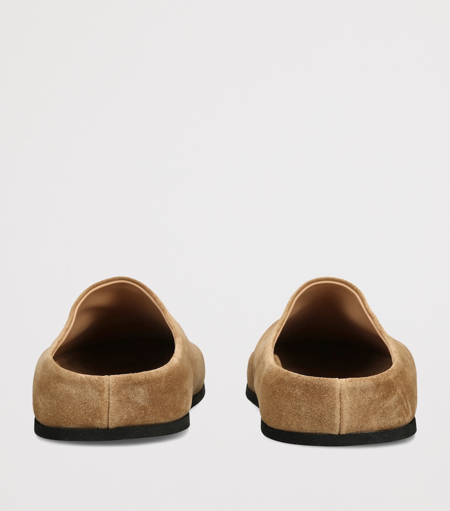 Dear Frances Suede Vico Clogs Camel Image 2