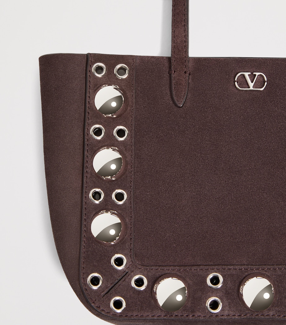 Mini Suede Nellcote Tote Bag 0TO Image 6