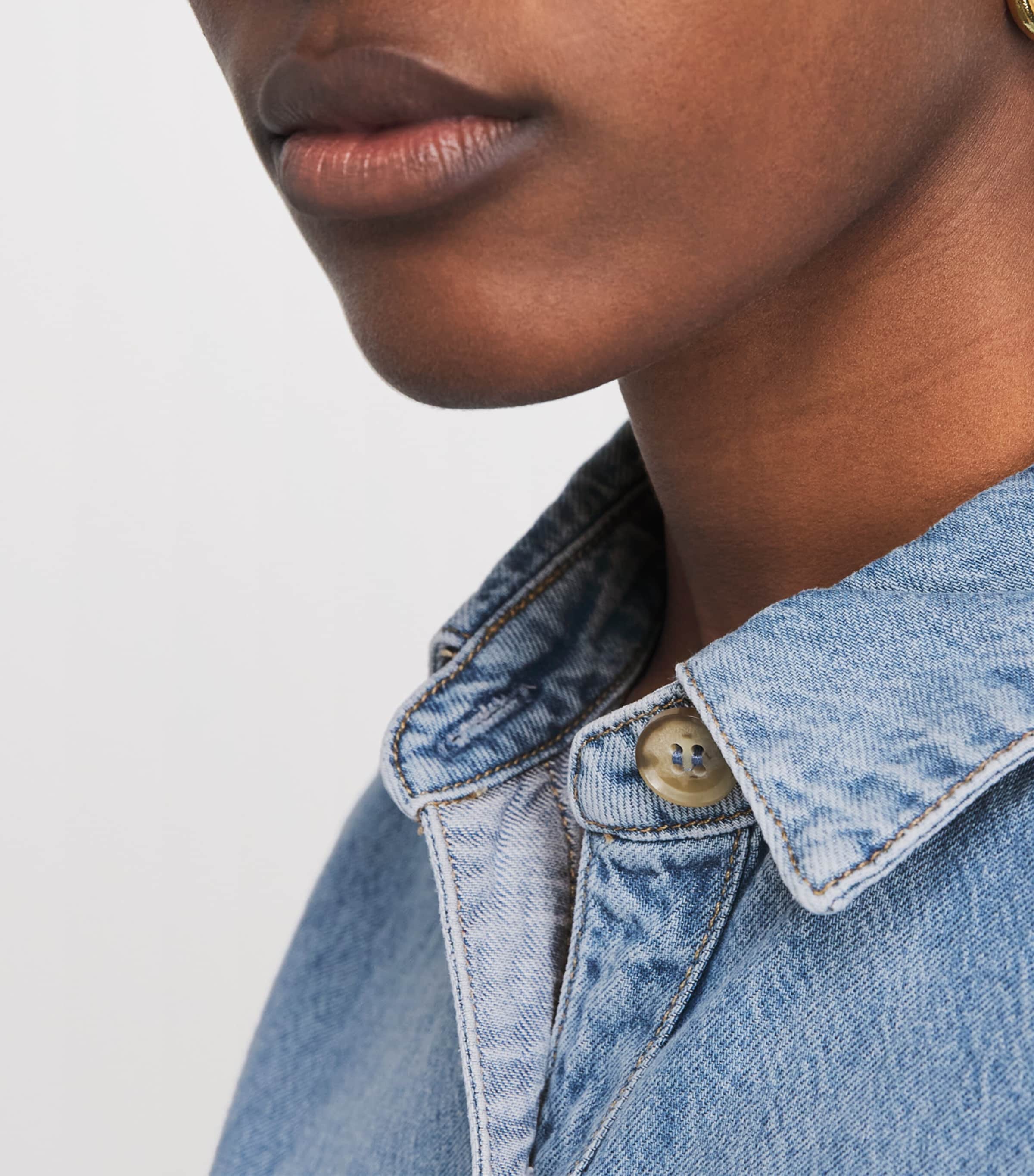 PAIGE Womens Denim Maliah Playsuit Revolution Image 5