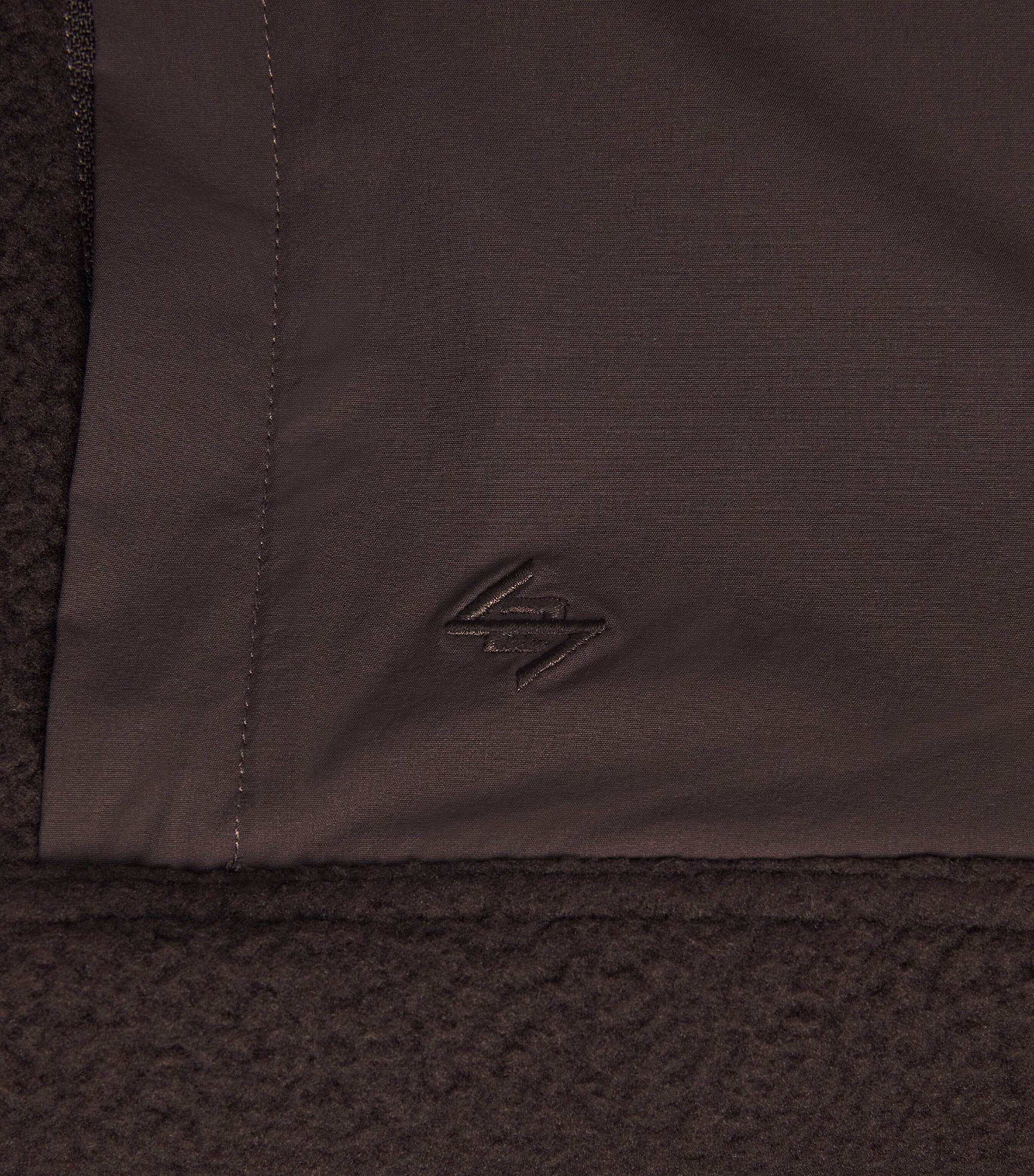 247 Borg Fleece Jacket CHOCOLATE Image 5