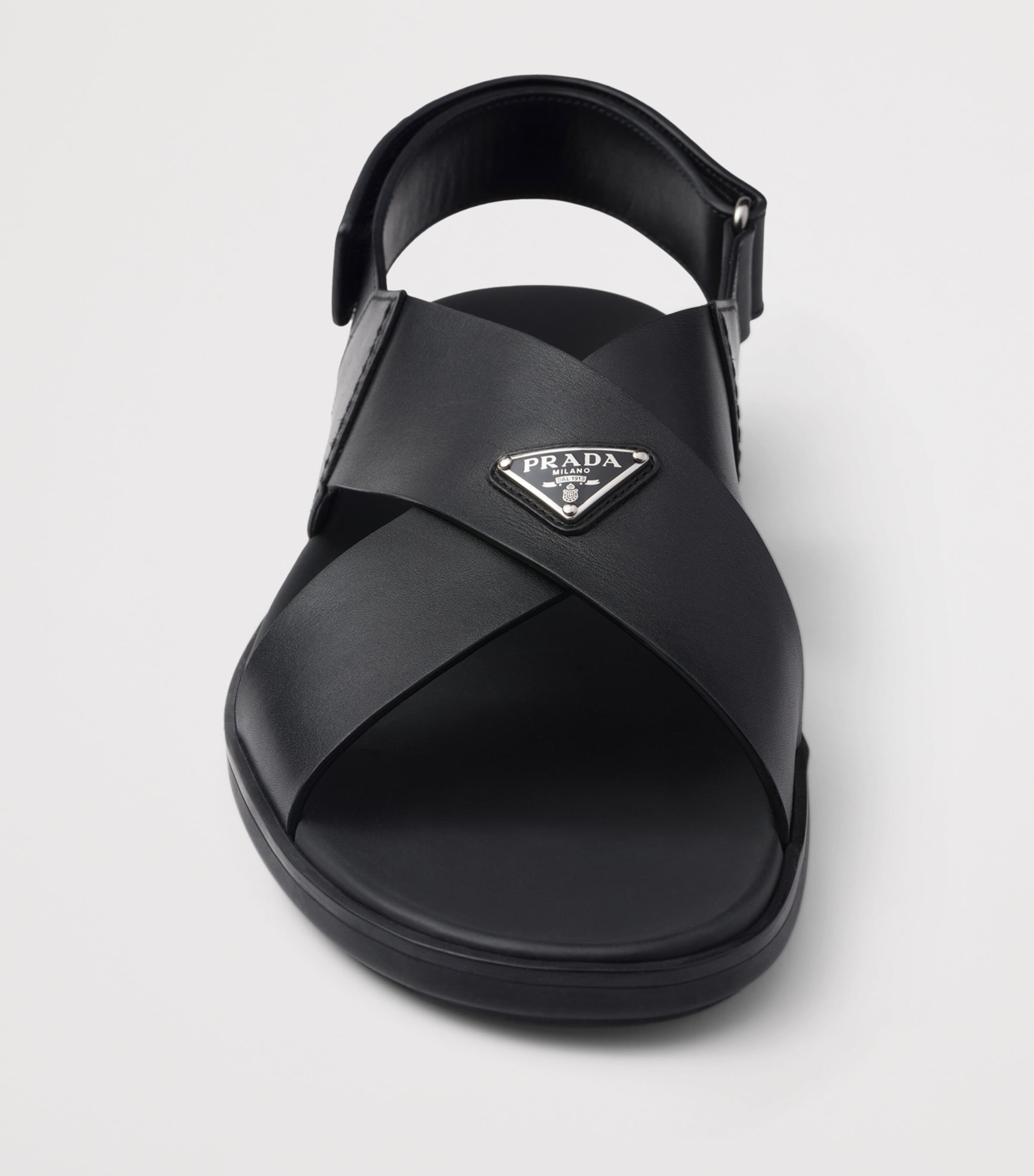 Leather Crisscross Sandals F0002 Image 6