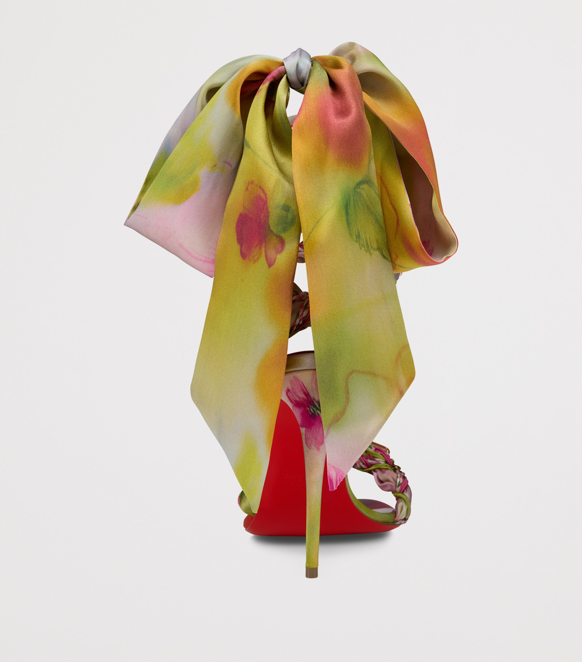 Christian Louboutin Vaporetta 100 Satin Sandals Image 4