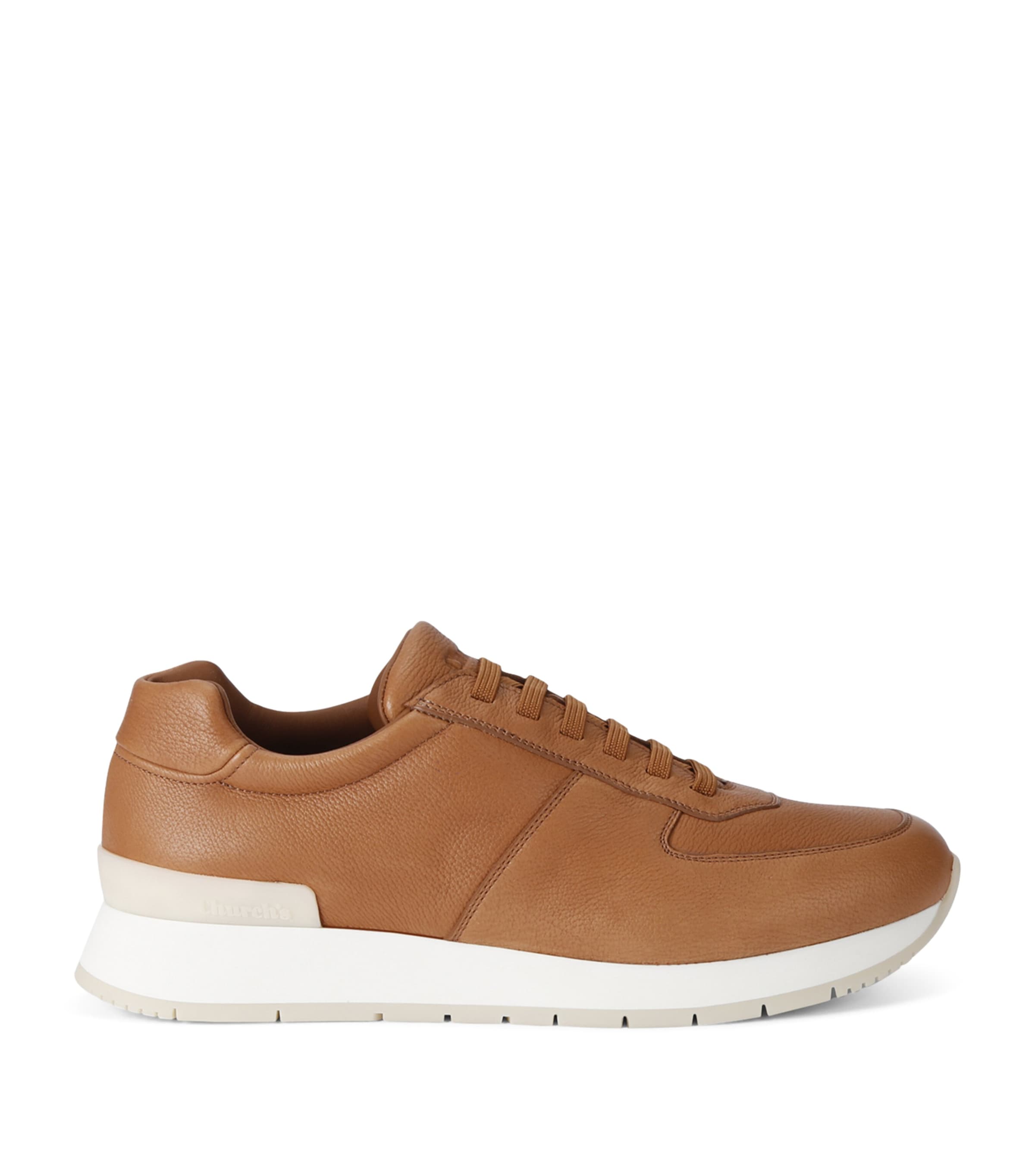 Shop Church's Leather Livingston Sneakers In Brown