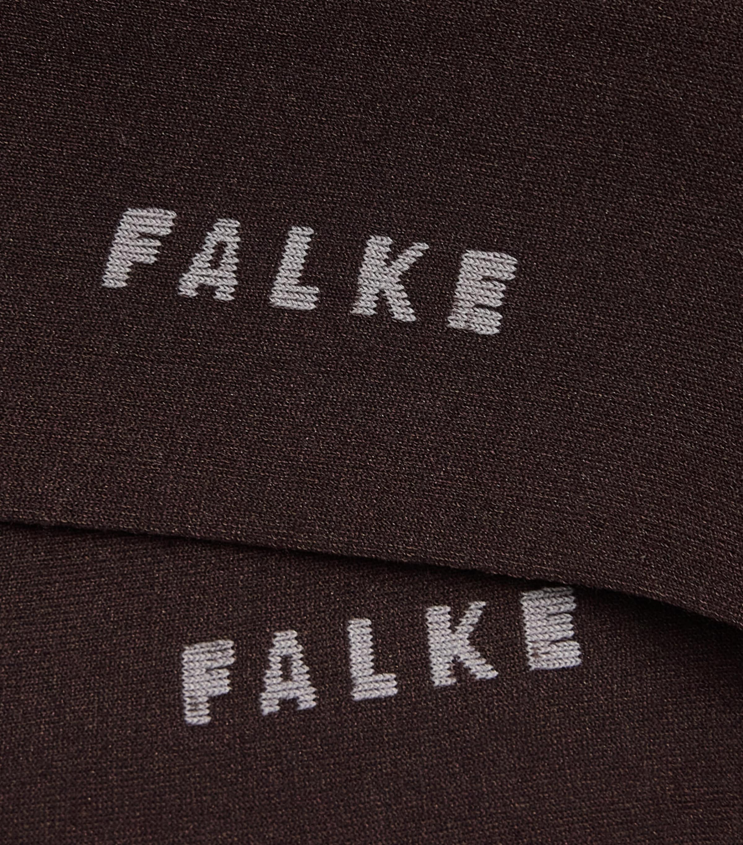 Falke Womens Cotton-Blend Touch Knee-High Socks Dark Brown Image 2