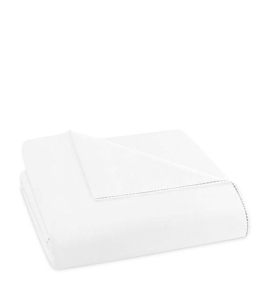 Cotton-Blend Nirvana King Duvet Cover Set (230cm x 220cm) WHITE/GREIGE Image 2