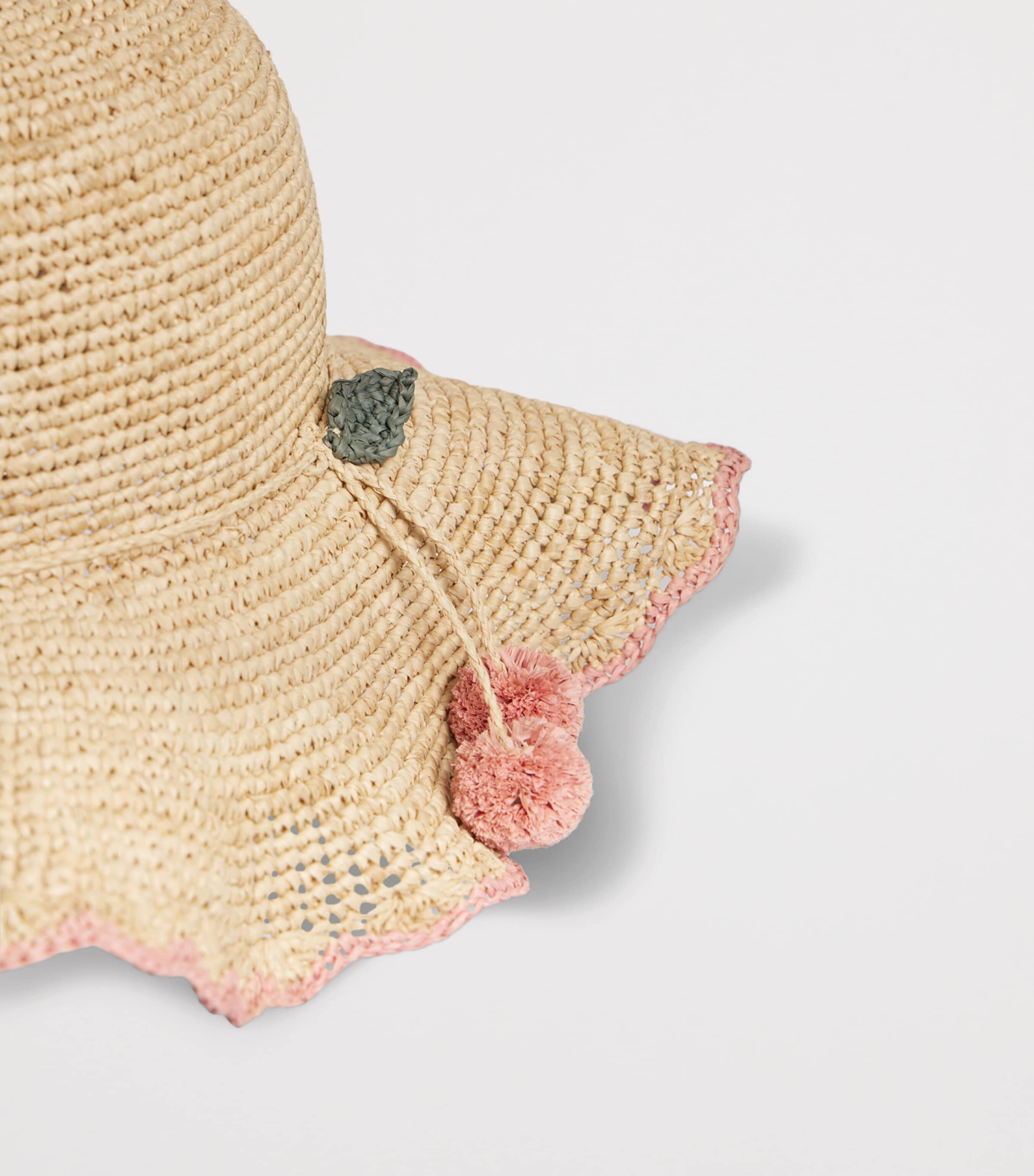 Raffia Cherry Straw Hat NATUREL Image 2