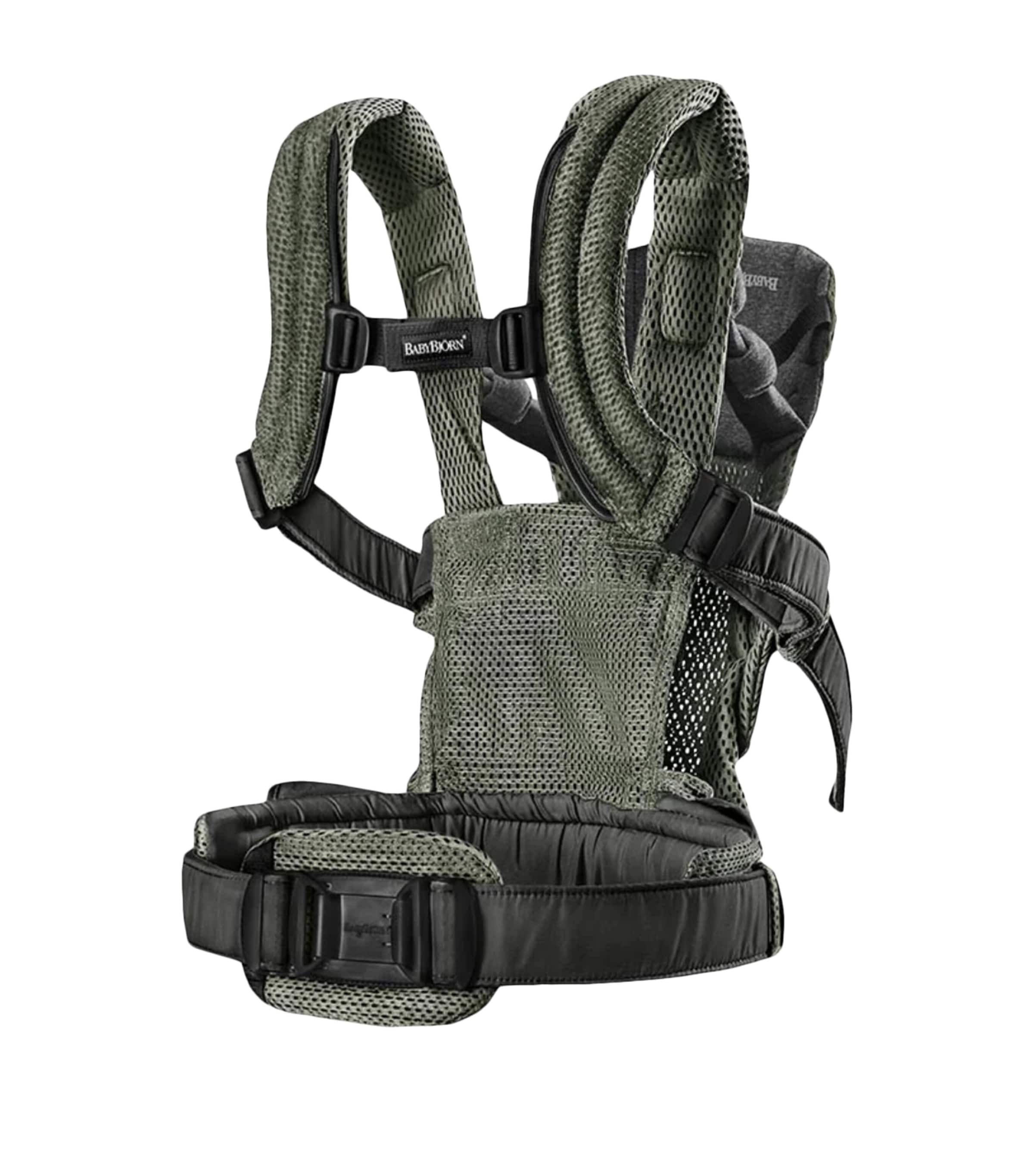 BabyBjörn 3D Mesh Harmony Baby Carrier Dark Green Image 2