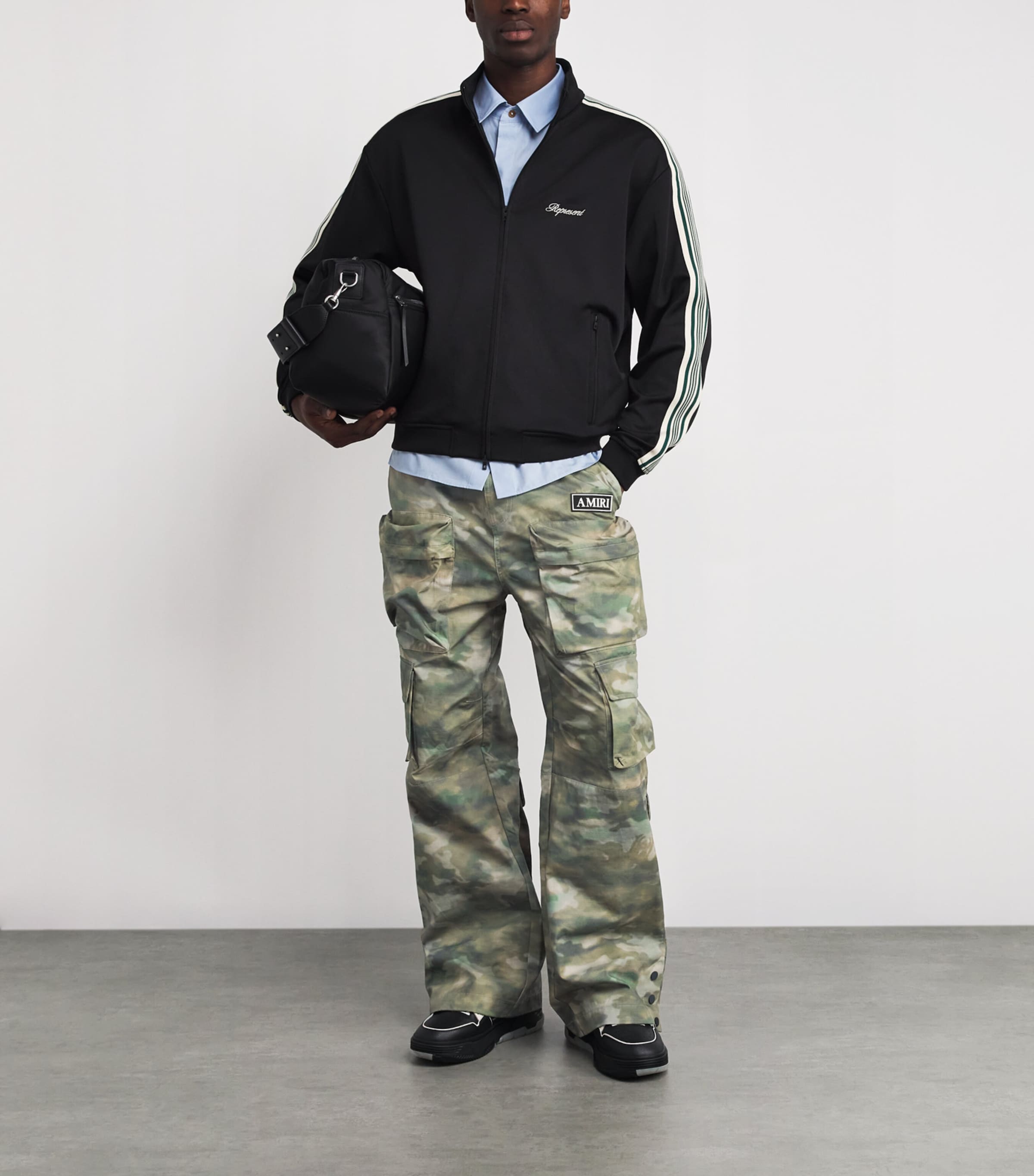 Cotton Camo Cargo Trousers CAMO Image 2