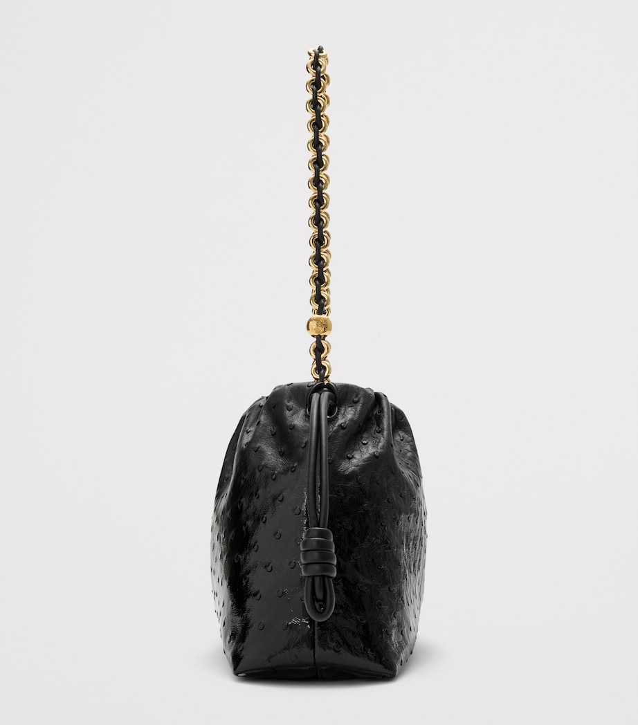 LOEWE Medium Leather Flamenco Purse Black Image 5