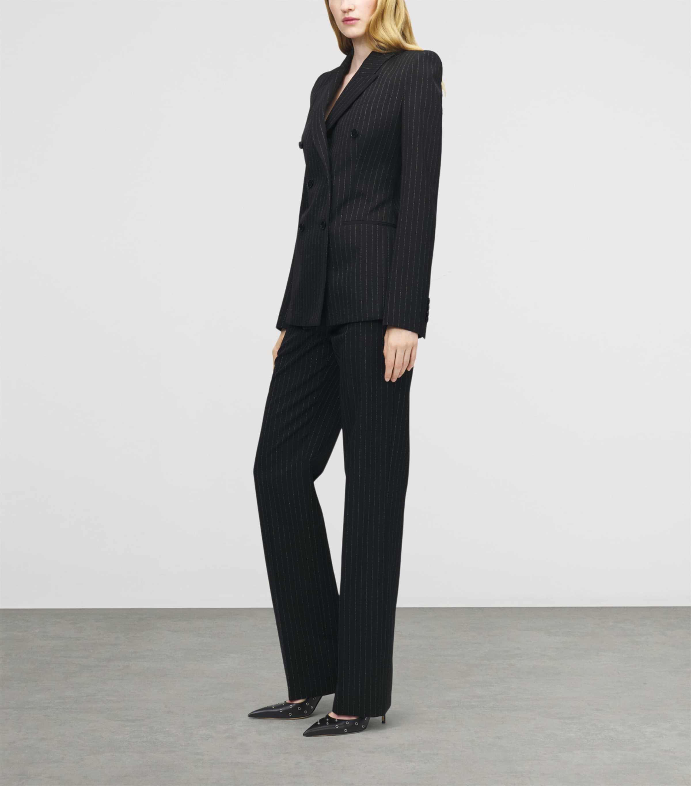 Wool Pinstripe Blazer 1389 Image 3