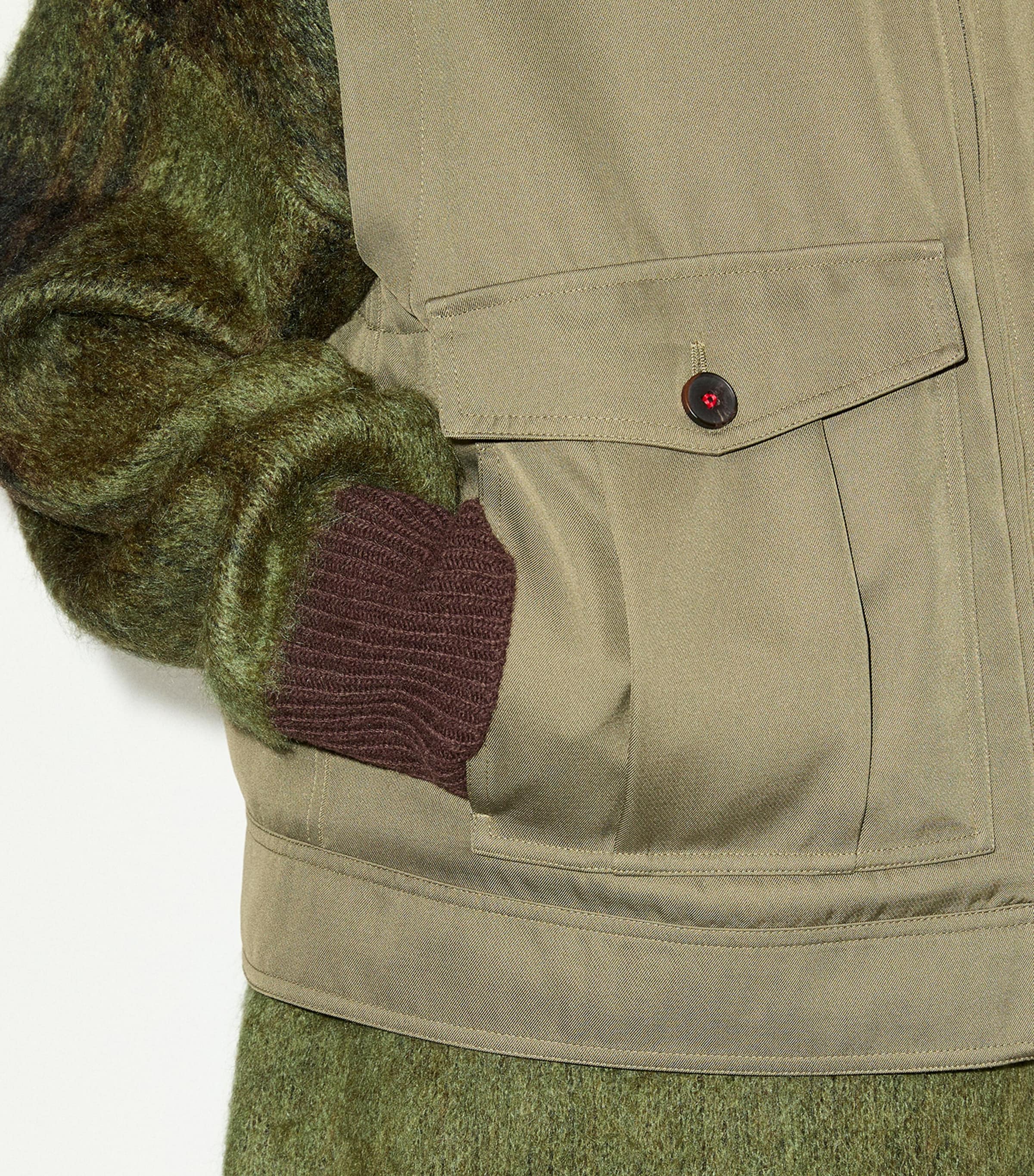 MAX&Co. Womens Utility Gilet Kaki Image 5