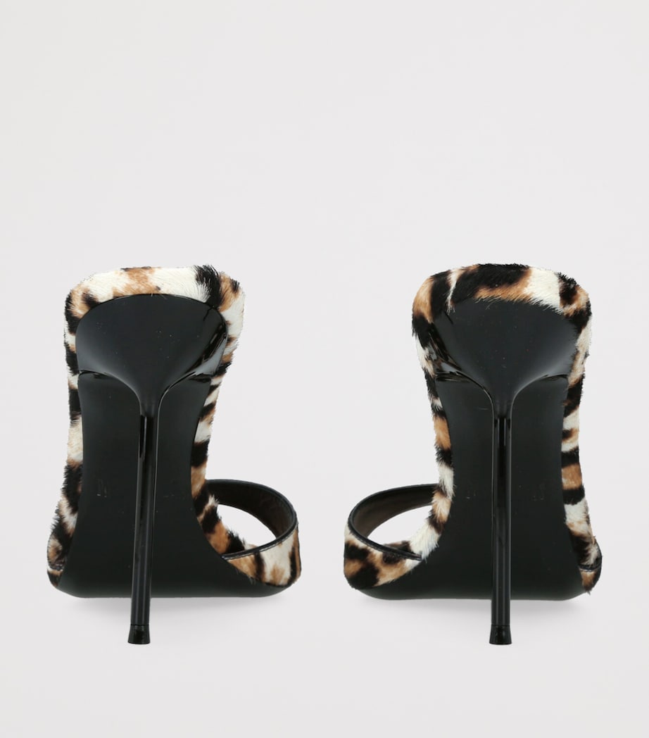 Paris Texas Pony Hair Lidia Mules 105 Dk.brn Com Image 2