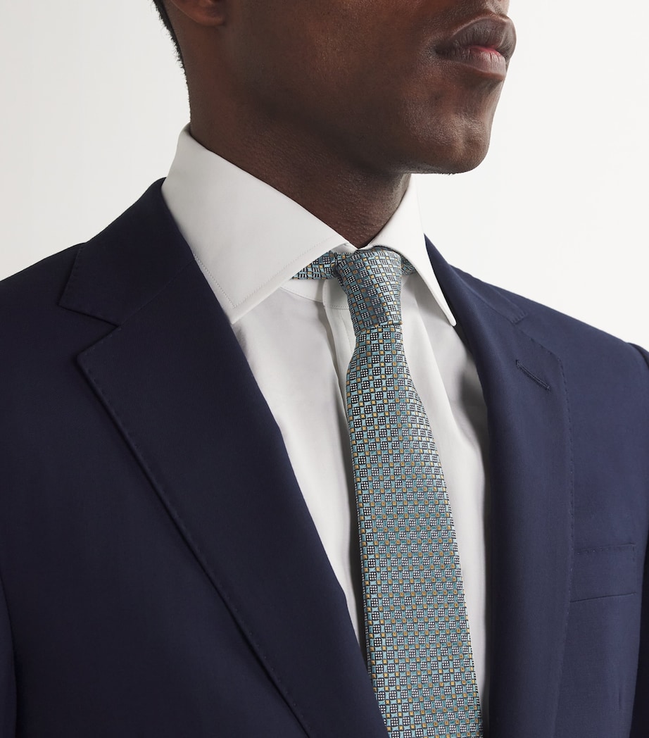 Canali Silk Jacquard Tie Image 3