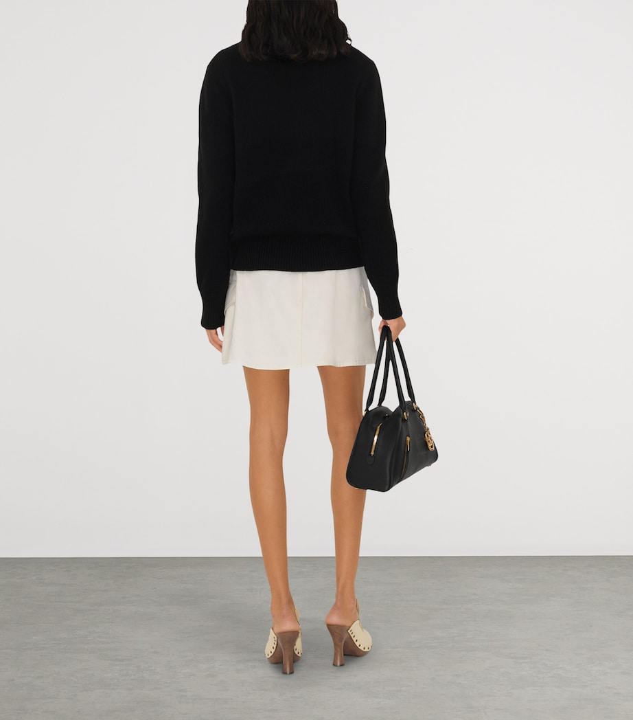 Wool-Cashmere EKD Sweater BLACK Image 4