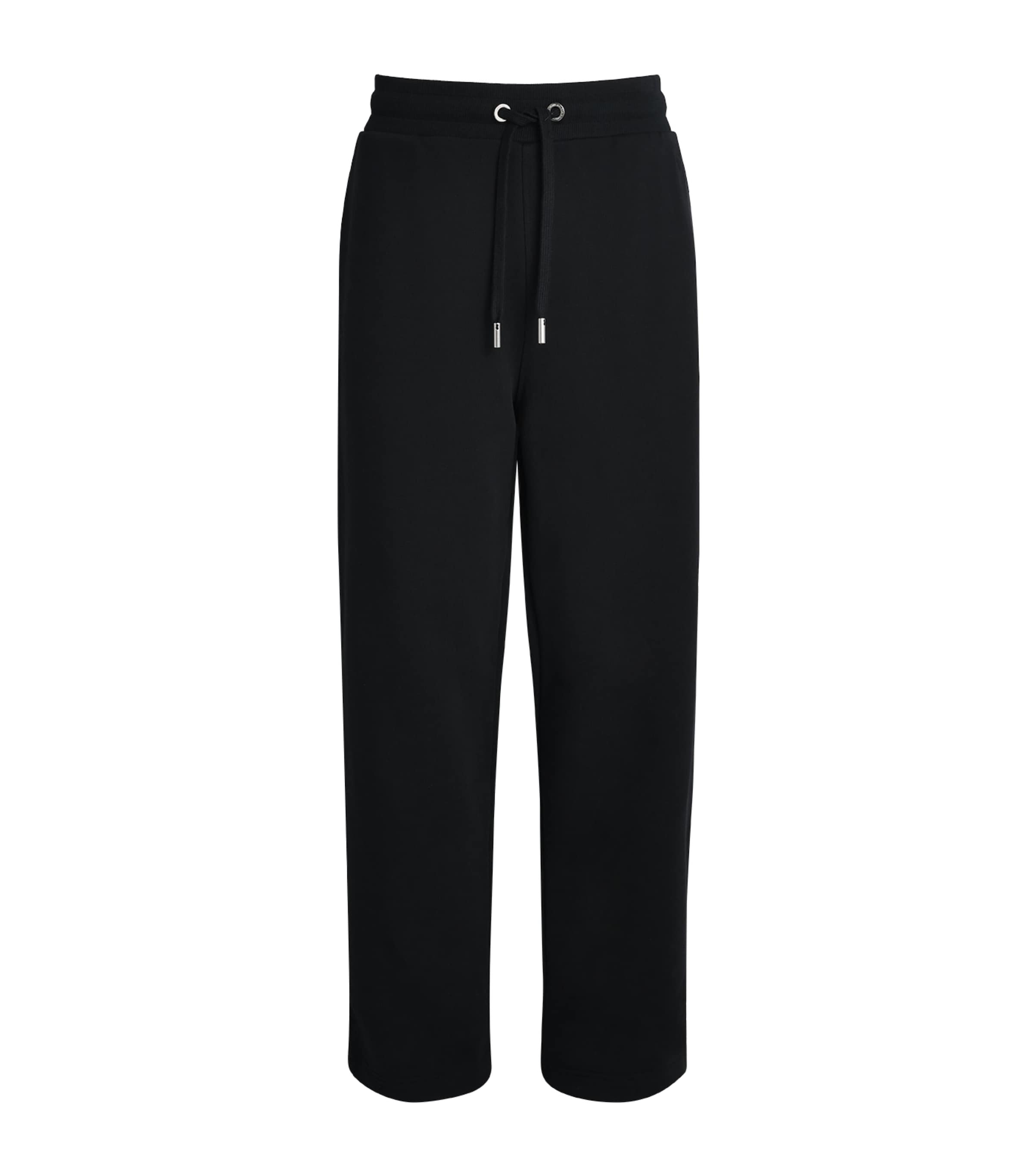 AMI Paris Mens Cotton Ami de Coeur Sweatpants Noir Image 1