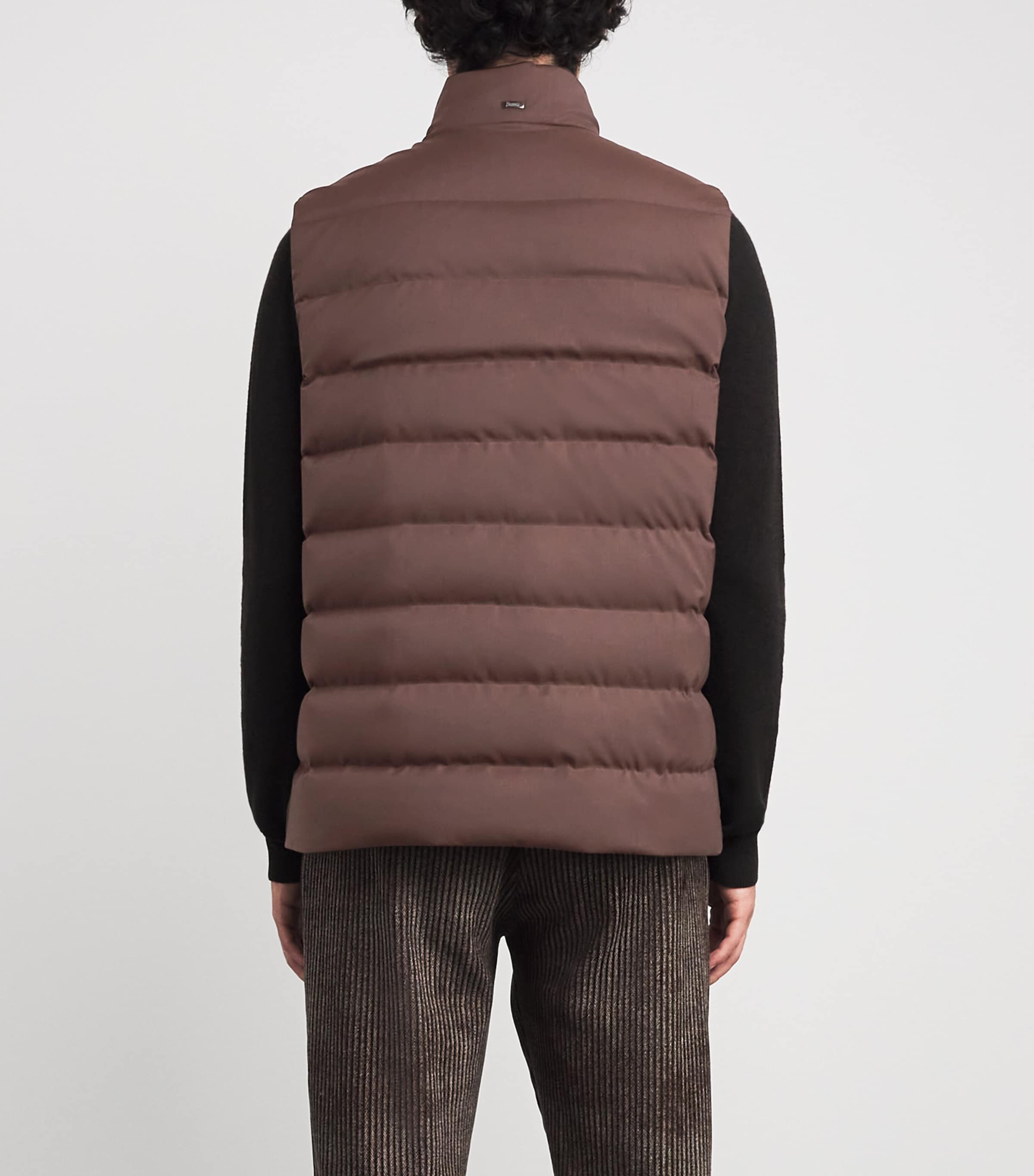 Down Quilted Gilet 8800 FONDENTE Image 4