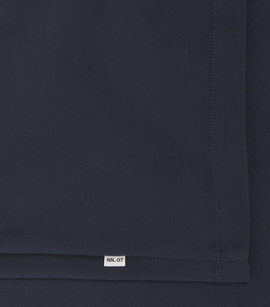 NN.07 Mens Organic Cotton Lionel T-Shirt Navy Blue Image 6