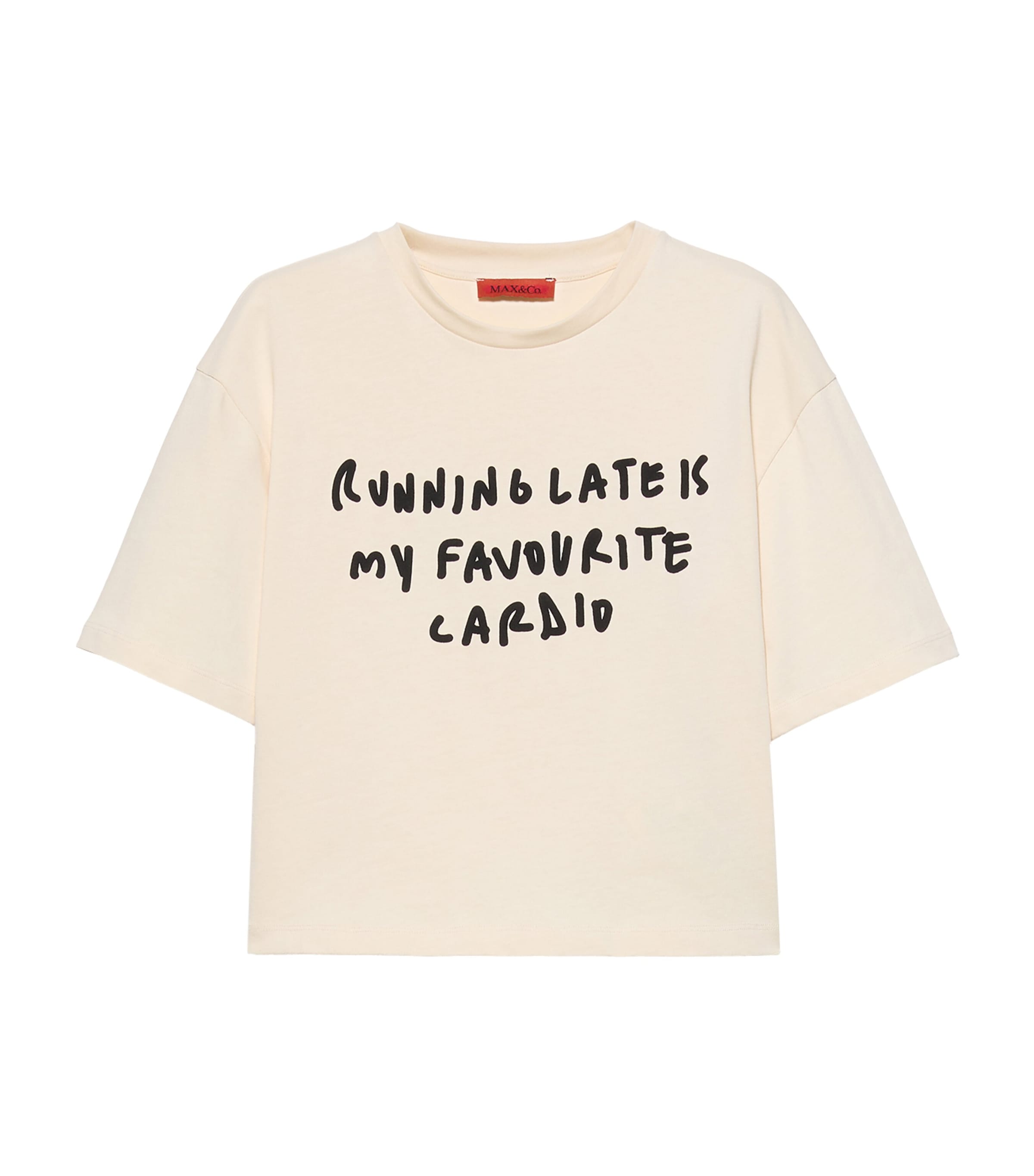 MAX&Co. Womens x Pietro Terzini Printed T-Shirt Milk Image 1