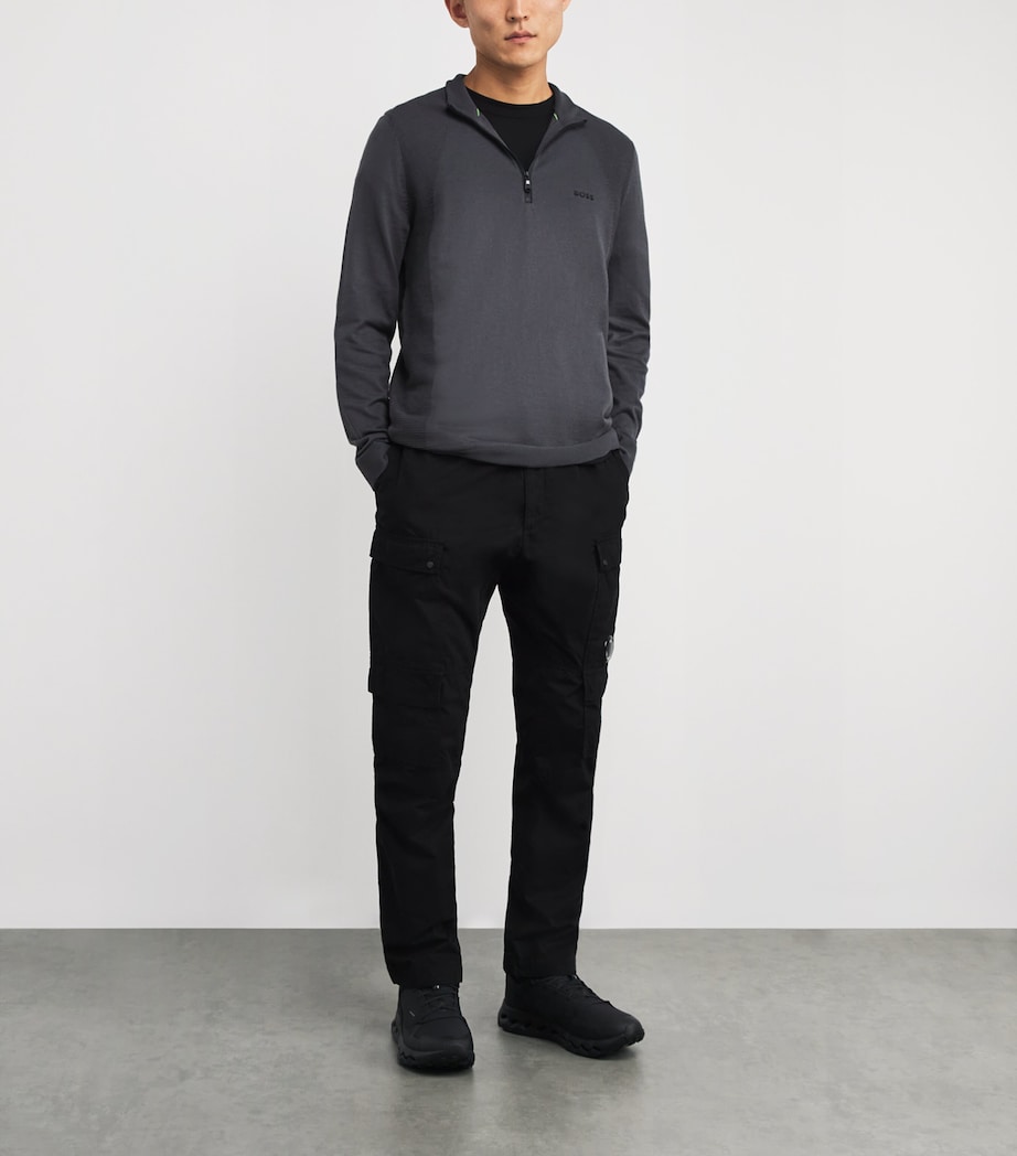 Momentum Lite Quarter-Zip Sweatshirt 027DARK GREY Image 2