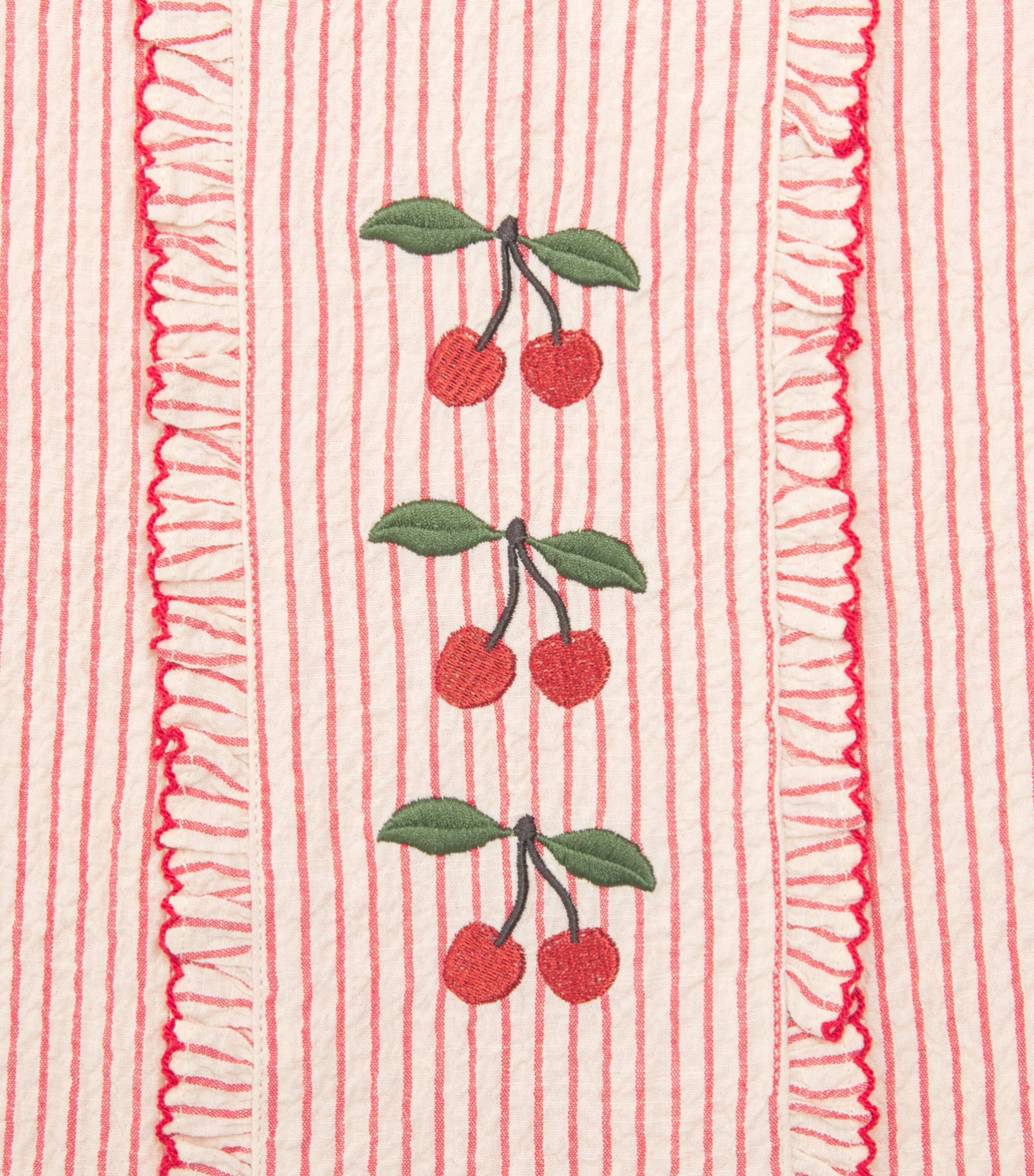 KONGES SLOJD Seersucker Stripe Ellie T-Shirt (9 Months-10 Years) Amour Image 3