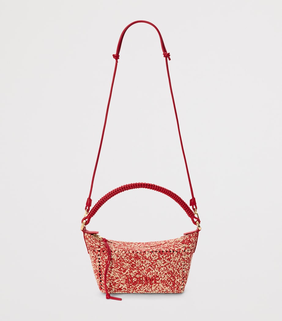 LOEWE x Paula’s Ibiza Raffia Cala Pouch Red Image 6