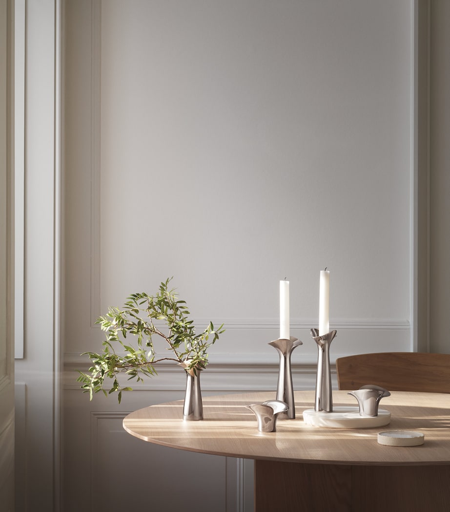 Bloom Botanica Candle Holders (Set Of 2) SILVER Image 2