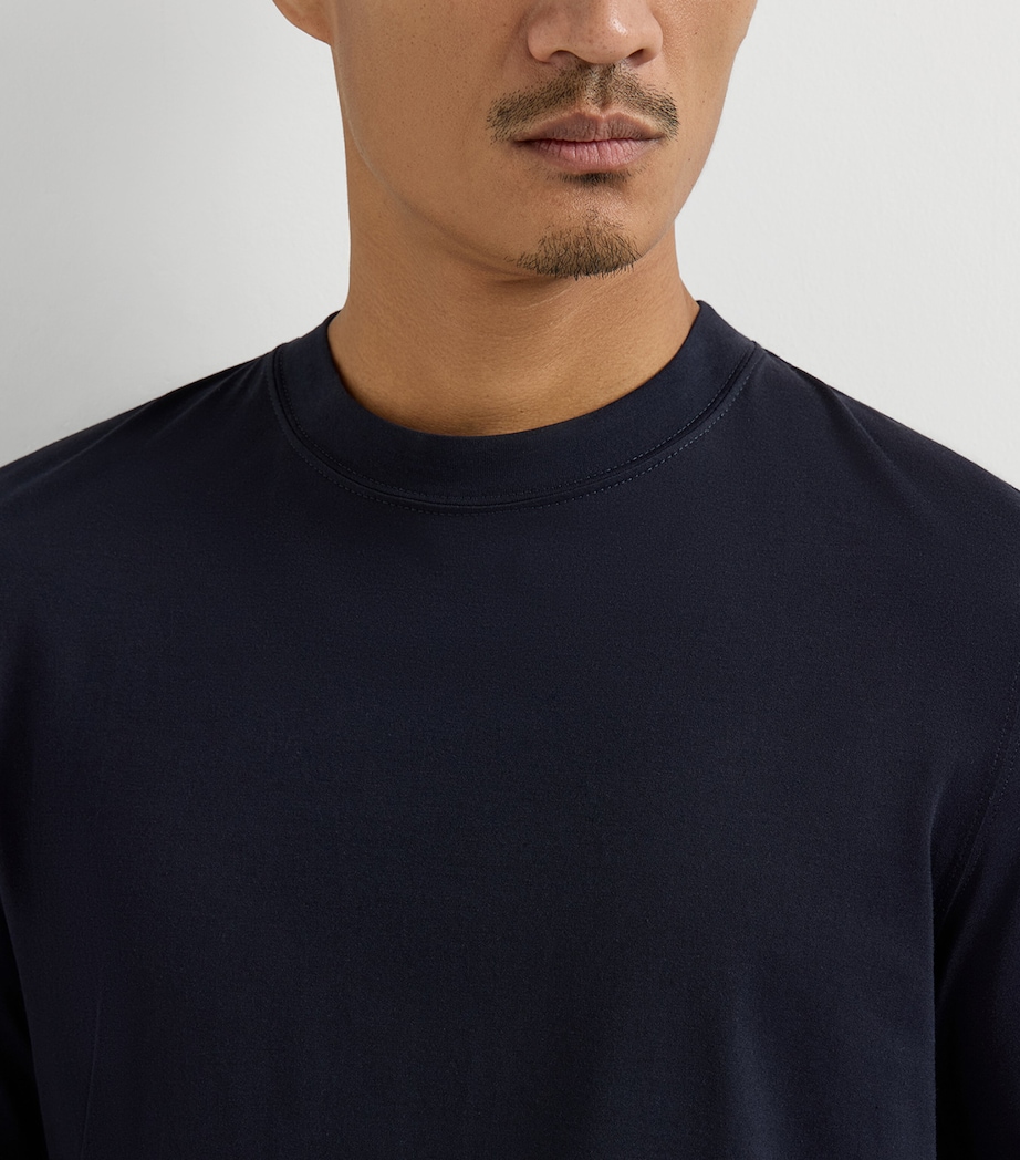 Brunello Cucinelli Mens Cotton Long-Sleeve T-Shirt Image 6