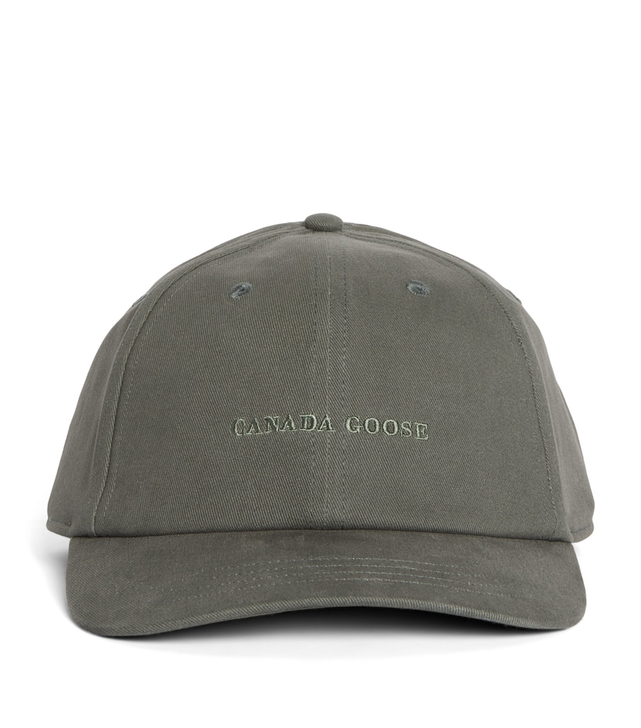 Canada Goose Logo Everyday Baseball Cap Khaki Haze Image 1