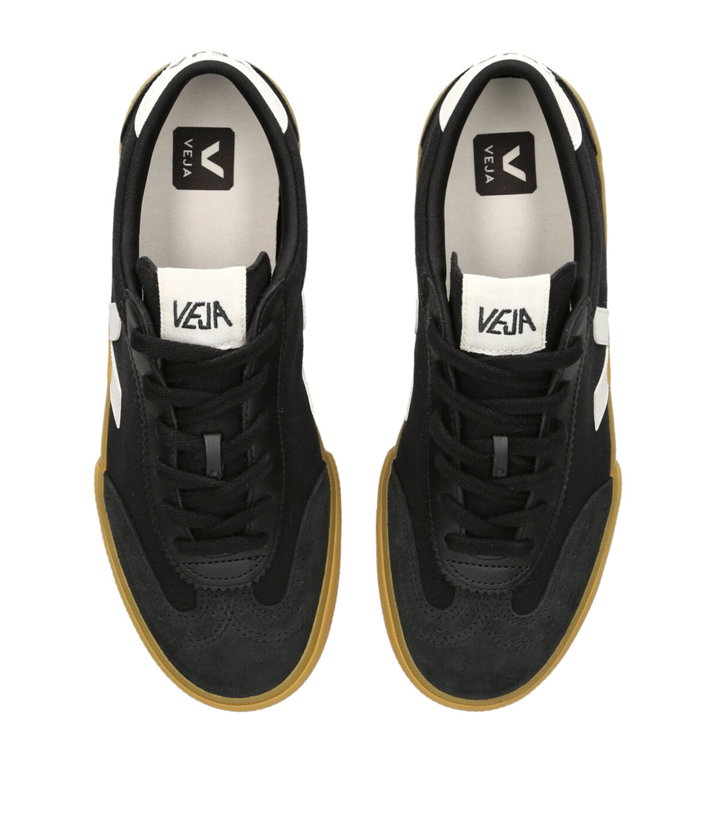 Veja Canvas Volley Sneakers Blk/white Image 4