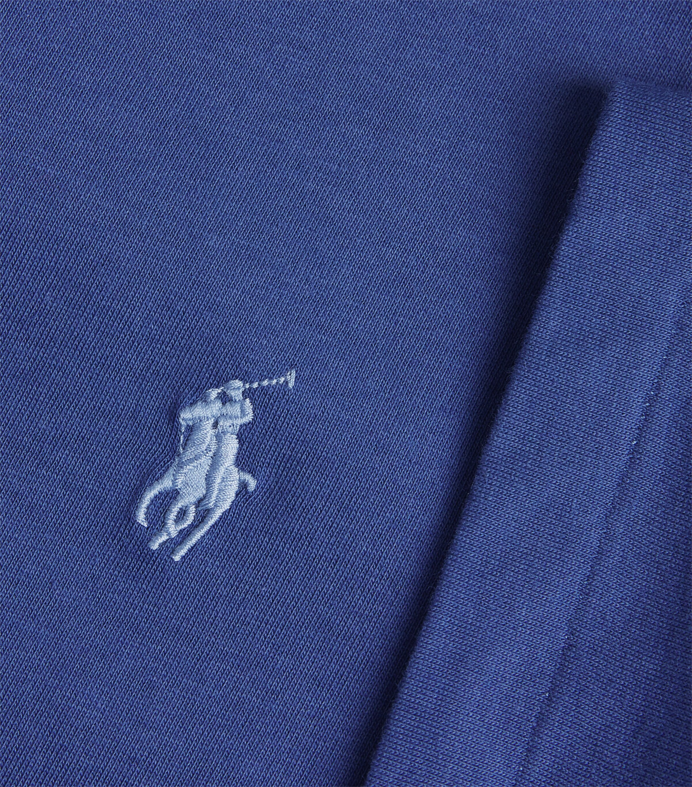 Cotton Polo Pony T-Shirt BLUE Image 5