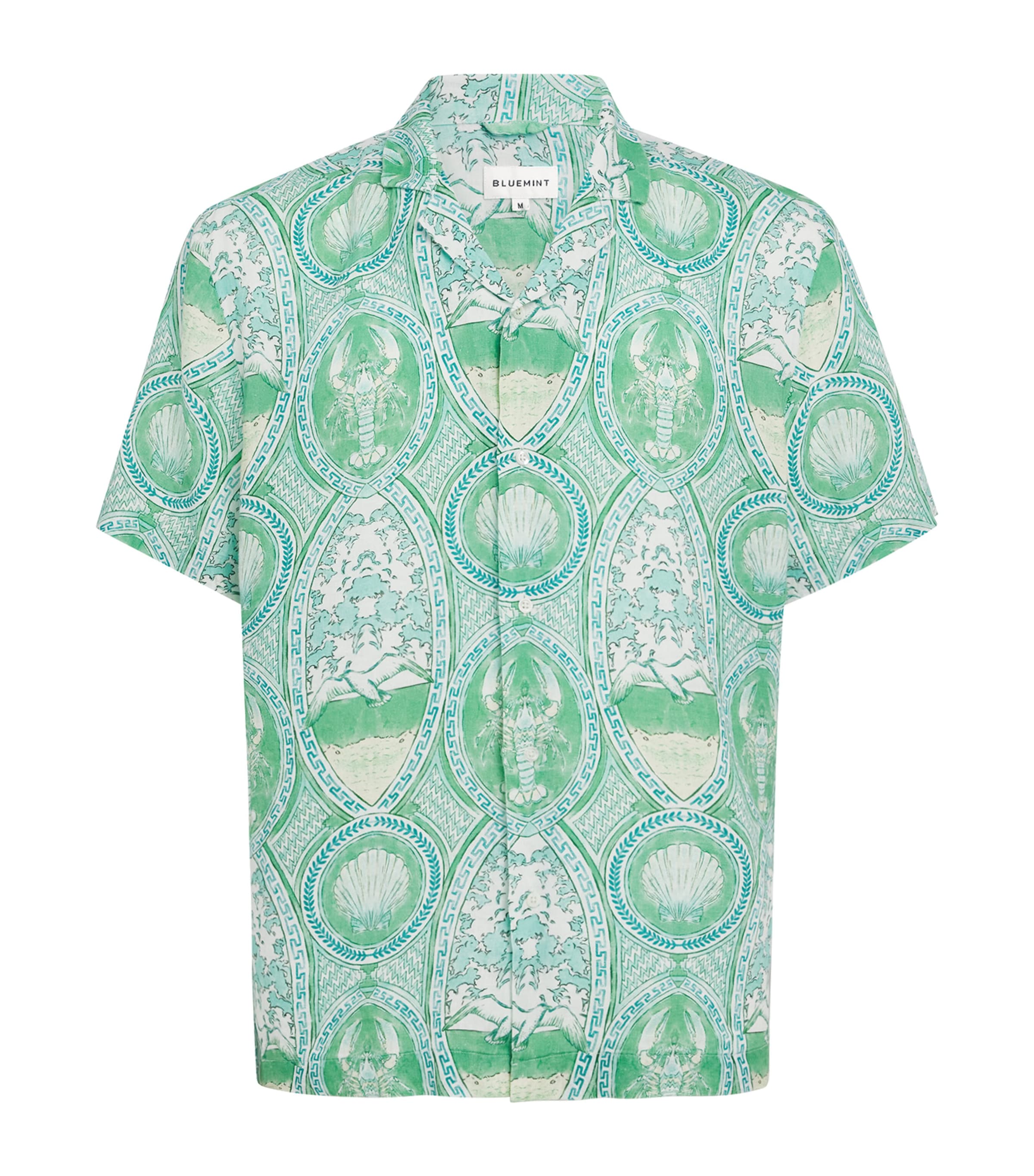 BLUEMINT LINEN PRINTED MARS SHIRT