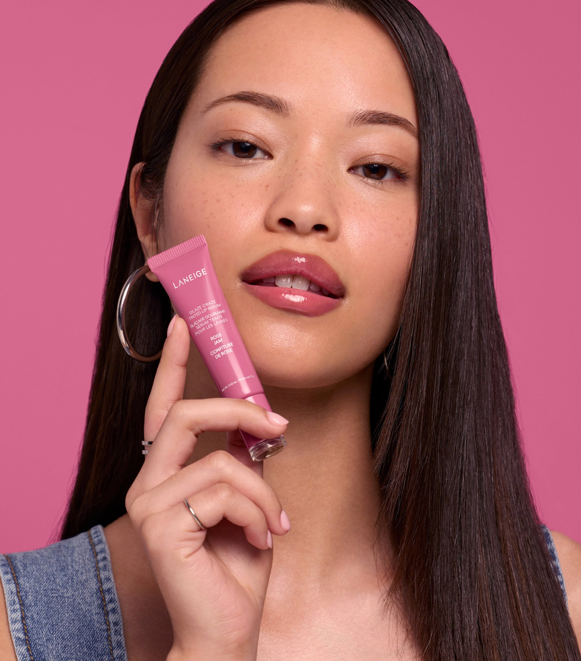 Laneige Glaze Craze Tinted Lip Serum Rose Jam Image 4