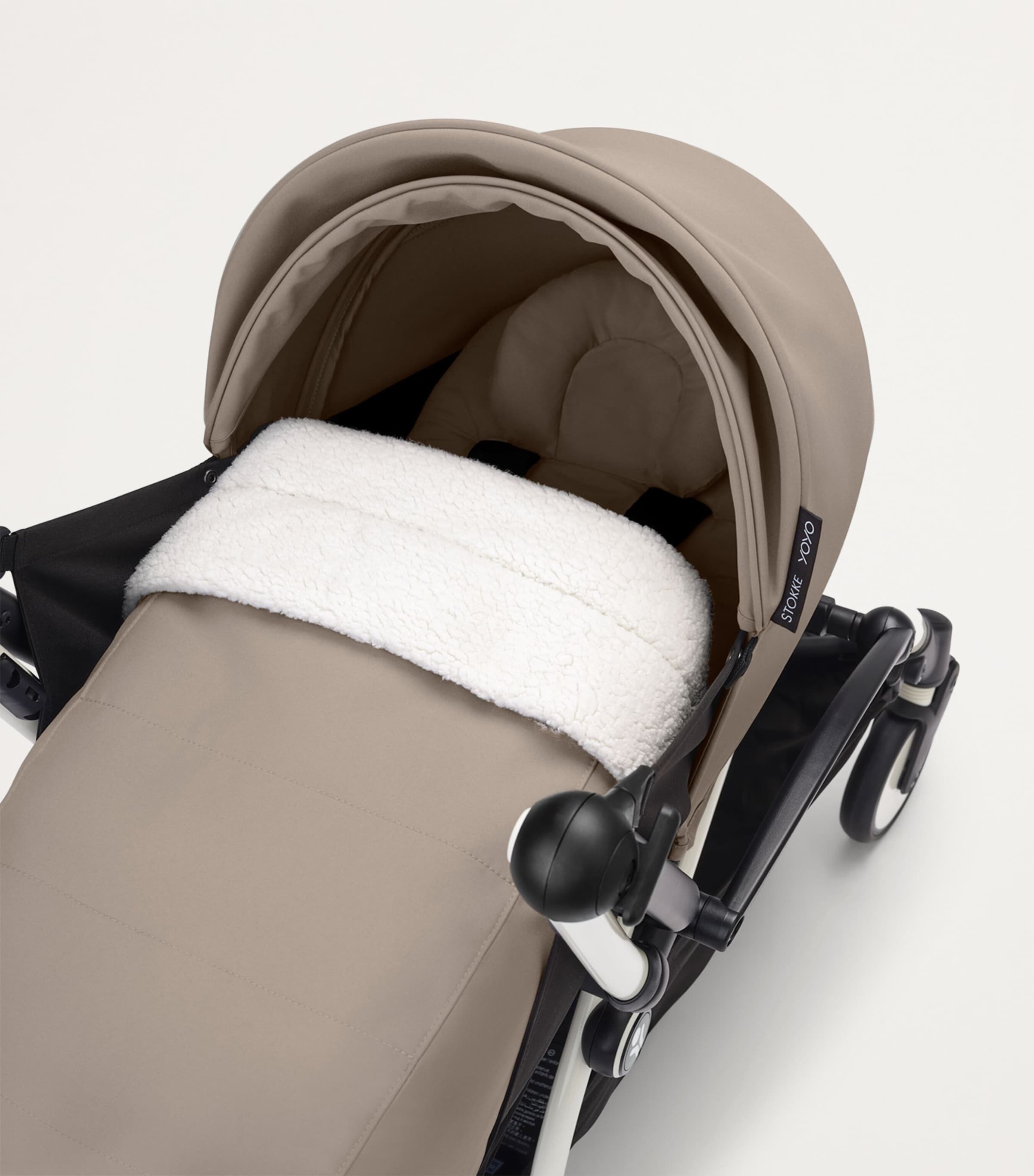 YOYO 0+ Newborn Stroller Seat Pack (0-6 Months) TAUPE Image 2